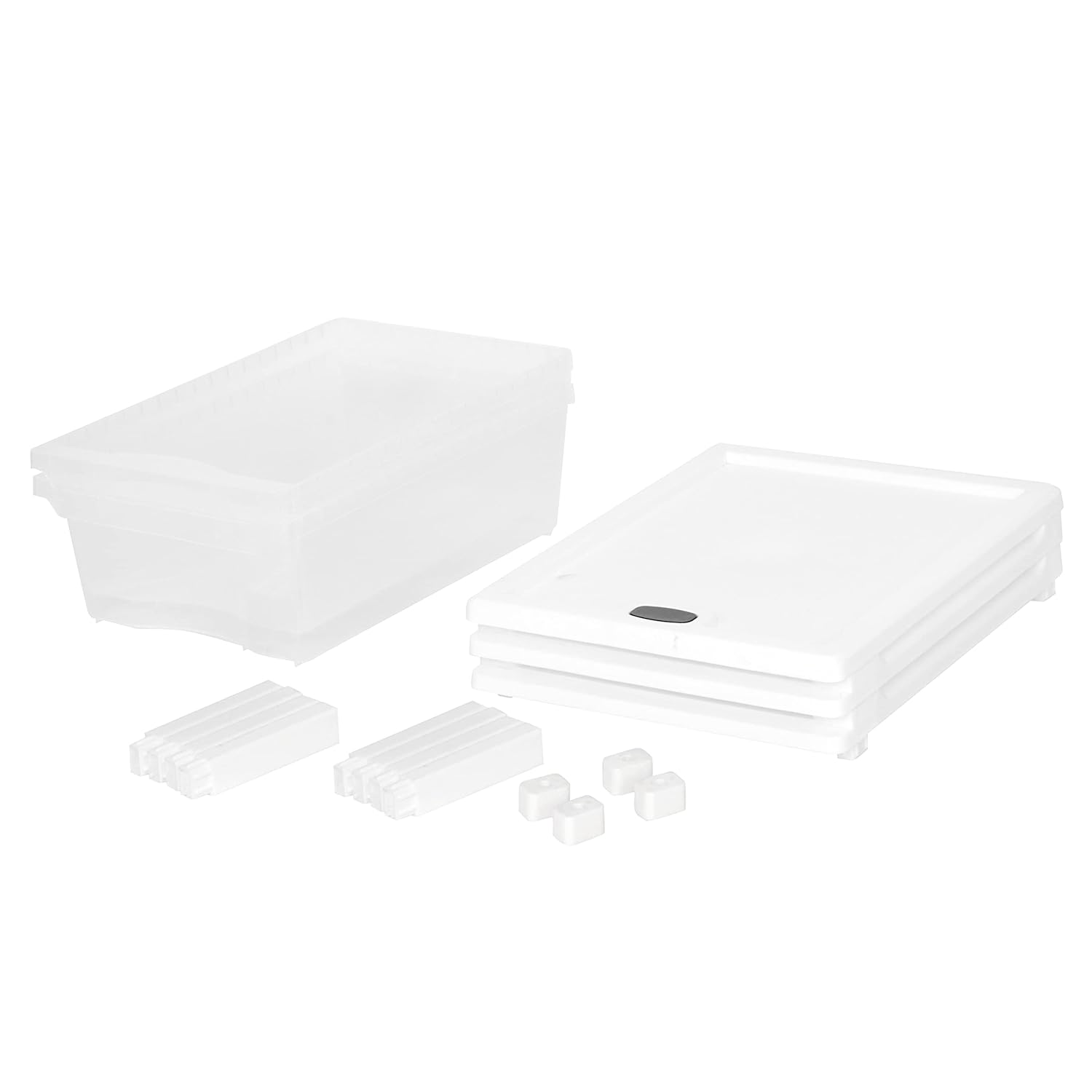 Cutting EDGE Plastic Small Modular Drawer Set For Home,Office,Hospital,Parlor,School,Doctors,Home & Kids,Product Dimension When Assembeled (Transparent,Rectangular)