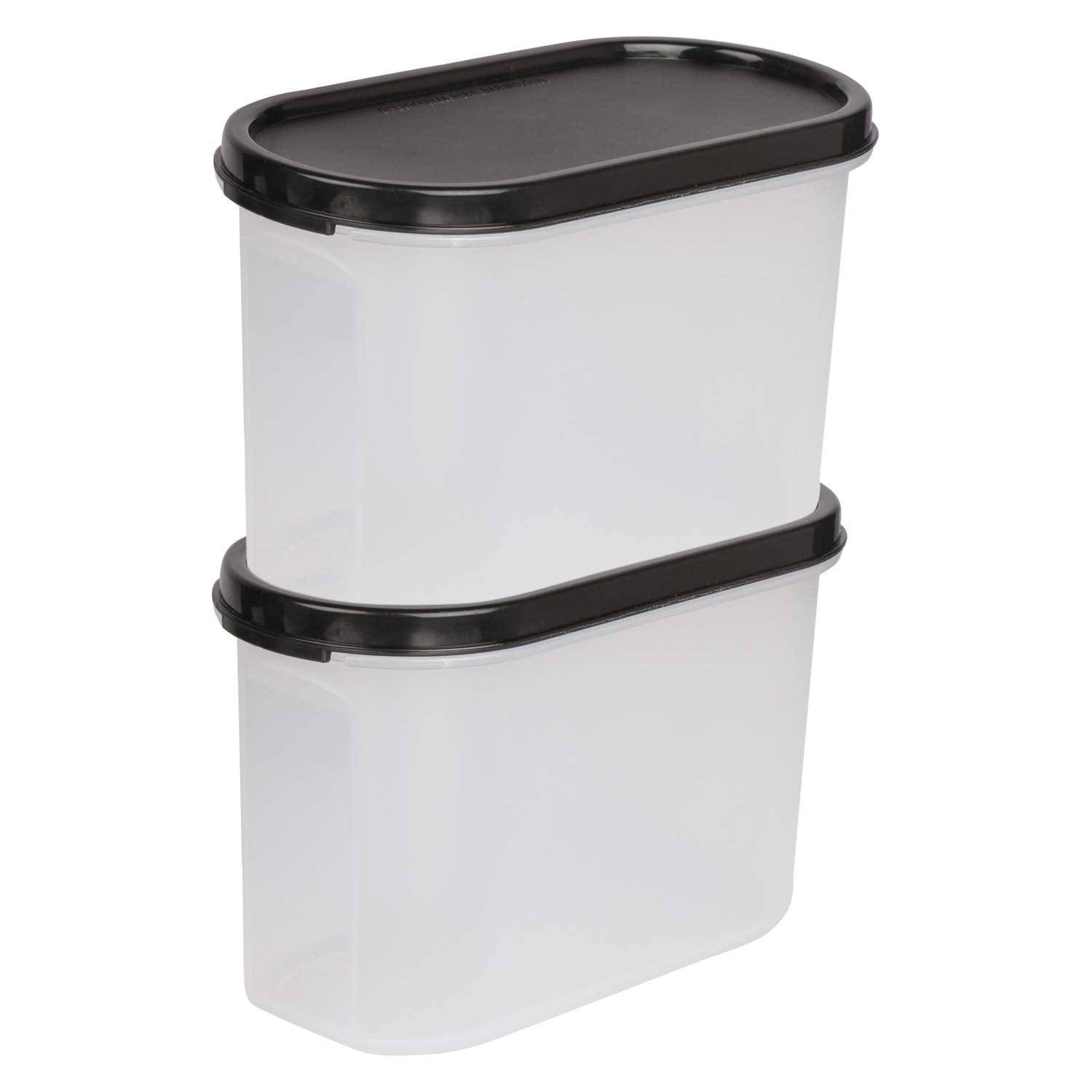Cutting EDGE Anti Microbial Seal, Anti Bacterial Protection Storage Containers Set Oval, Modular Kitchen, for Flour, Cereals, Snacks, Stackable, BPA Free, Modular