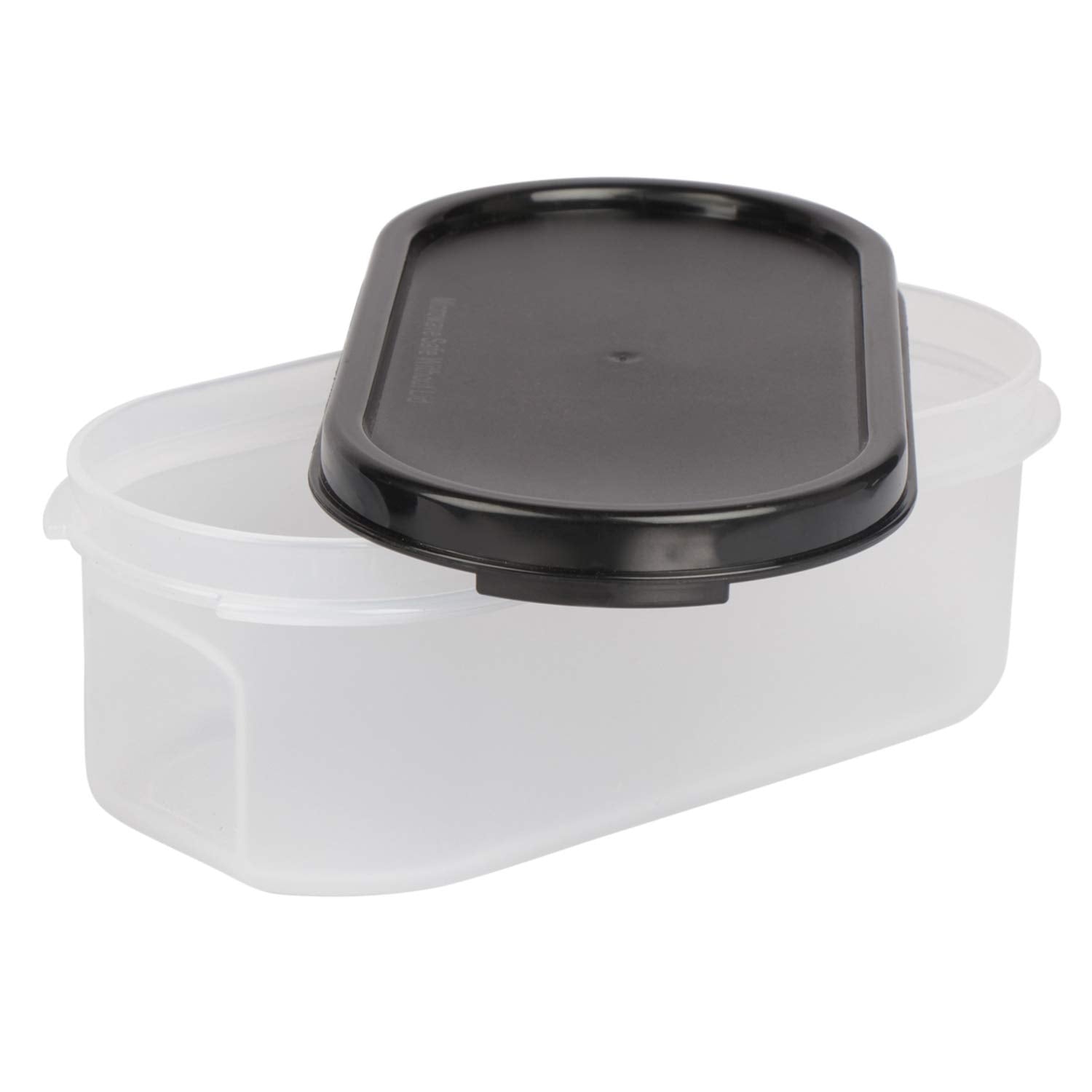 Cutting EDGE Anti Microbial Seal, Anti Bacterial Protection Storage Containers Set Oval, Modular Kitchen, for Flour, Cereals, Snacks, Stackable, BPA Free, Modular