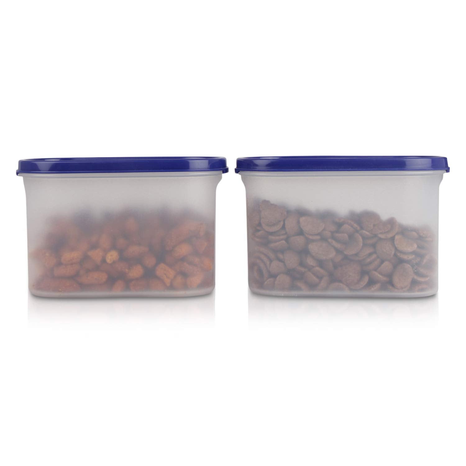 Cutting EDGE Anti Microbial Seal, Anti Bacterial Protection Storage Containers Set Oval, Modular Kitchen, for Flour, Cereals, Snacks, Stackable, BPA Free, Modular