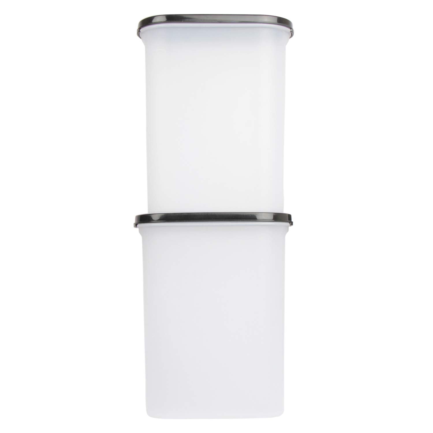 Cutting EDGE Anti Microbial Seal, Anti Bacterial Protection Storage Containers Set Oval, Modular Kitchen, for Flour, Cereals, Snacks, Stackable, BPA Free, Modular