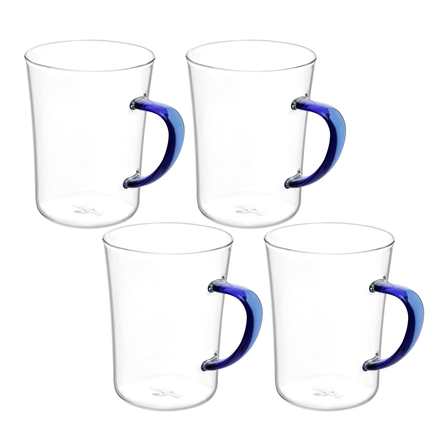 Crystal Clear, Microwave Safe for Regular Use, Serving Hot Latte Coffee, Cappuccino, Milk, Green & Black Tea