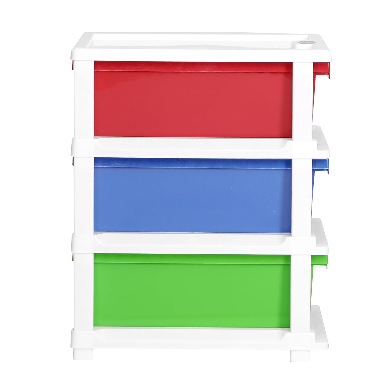 Cutting EDGE Compact Modular Plastic Drawer Set for Home, Office, Hospital, Parlor, School, Home & Kids, Product Dimension when assembled (Multicolor)