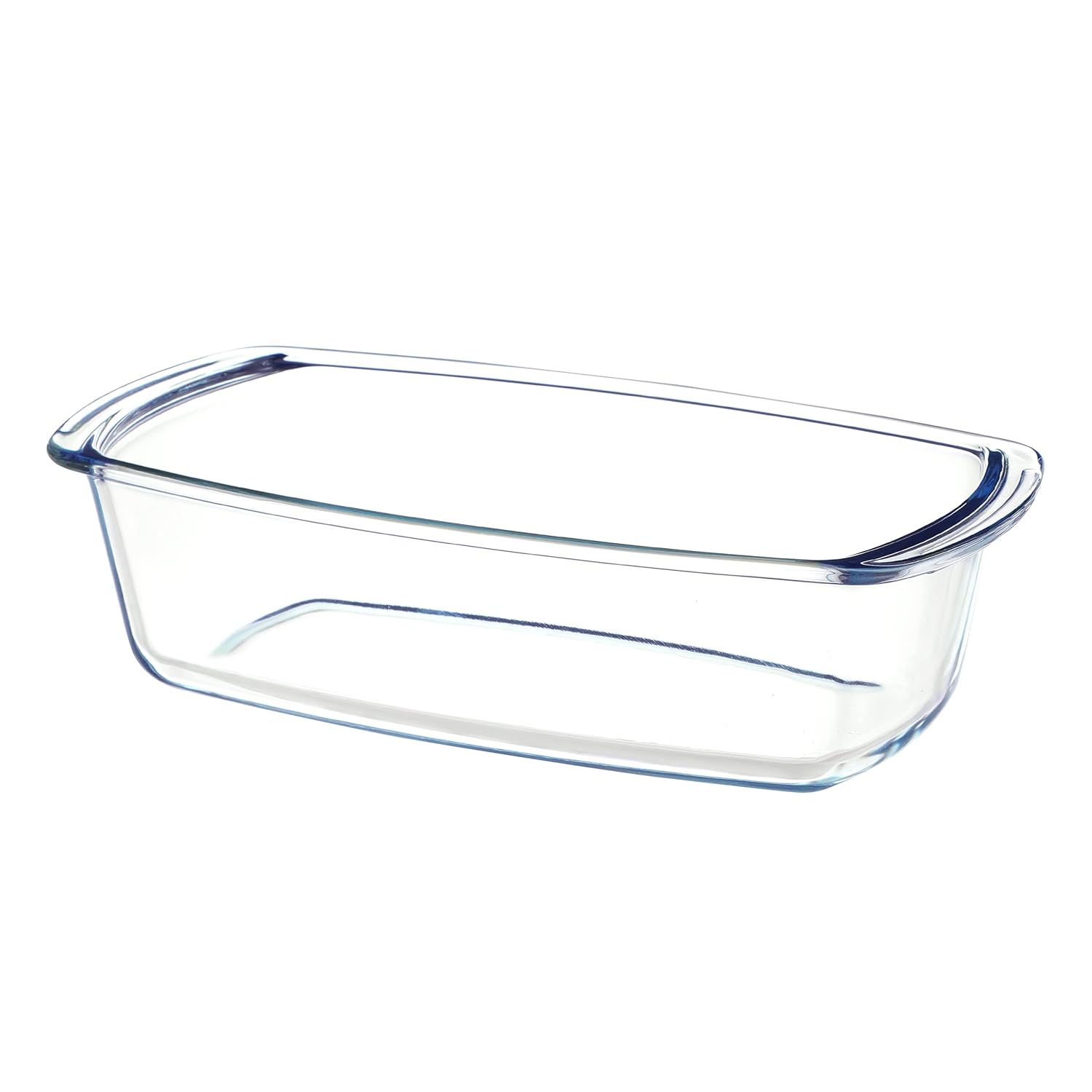 Cutting EDGE Onyx Bake and Serve Loaf Oven/Microwave Safe Glass Oval Dish (Transparent)