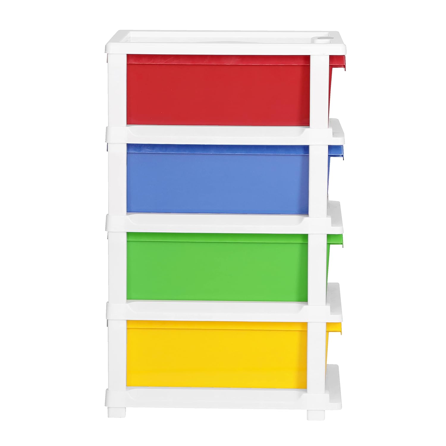 Cutting EDGE Compact Modular Plastic Drawer Set for Home, Office, Hospital, Parlor, School, Home & Kids, Product Dimension when assembled (Multicolor)