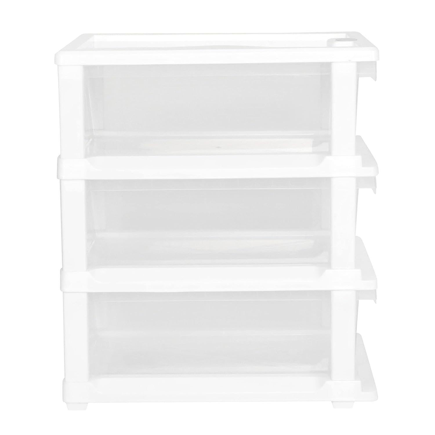 Cutting EDGE Plastic Small Modular Drawer Set For Home,Office,Hospital,Parlor,School,Doctors,Home & Kids,Product Dimension When Assembeled (Transparent,Rectangular)