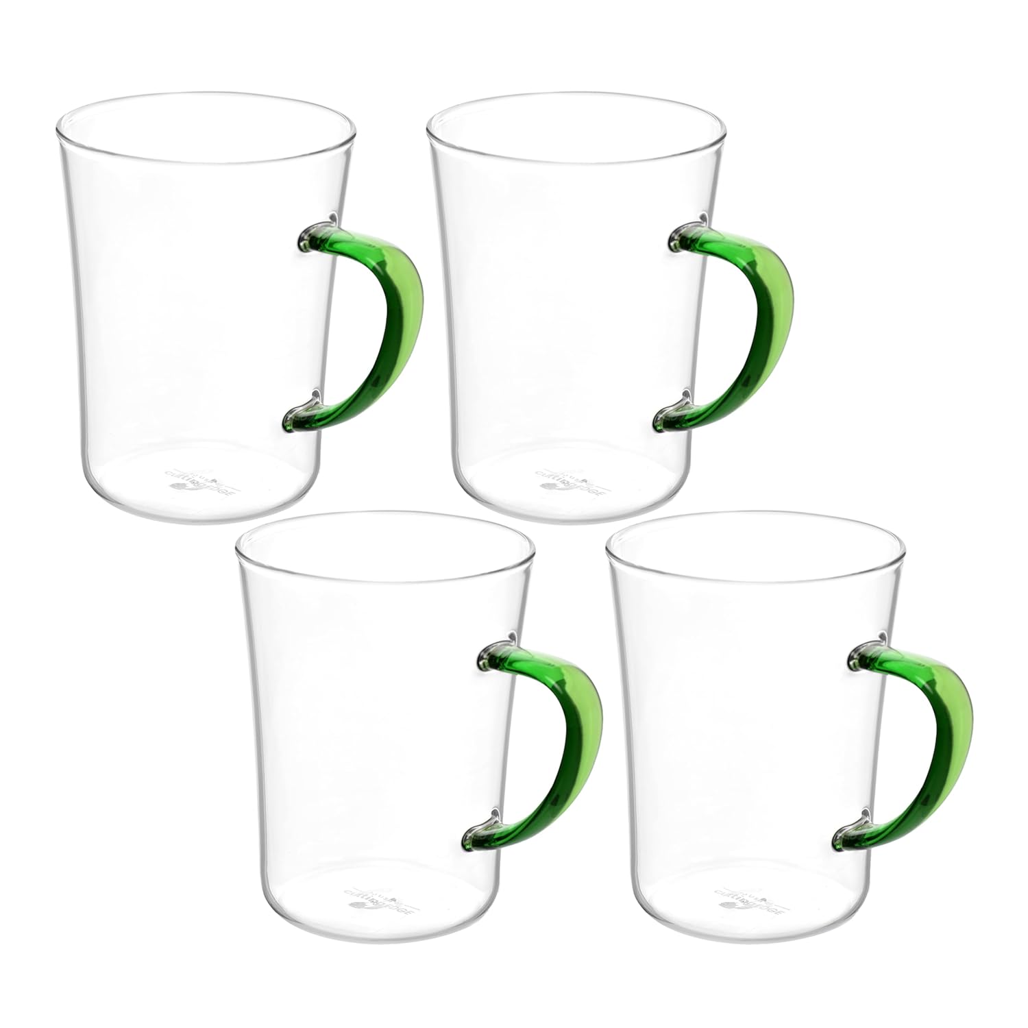 Crystal Clear, Microwave Safe for Regular Use, Serving Hot Latte Coffee, Cappuccino, Milk, Green & Black Tea