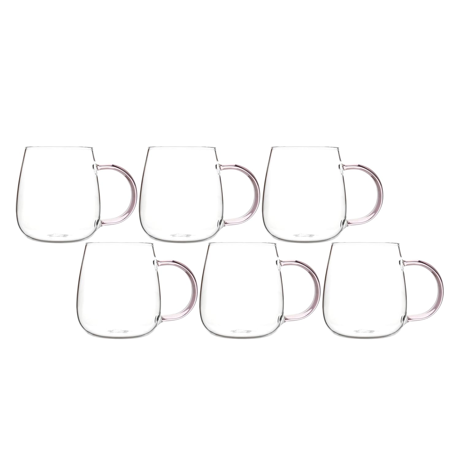 Crystal Clear, Microwave Safe for Regular Use, Serving Hot Latte Coffee, Cappuccino, Milk, Green & Black Tea