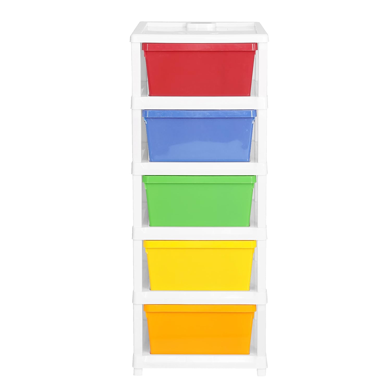 Cutting EDGE Compact Modular Plastic Drawer Set for Home, Office, Hospital, Parlor, School, Home & Kids, Product Dimension when assembled (Multicolor)