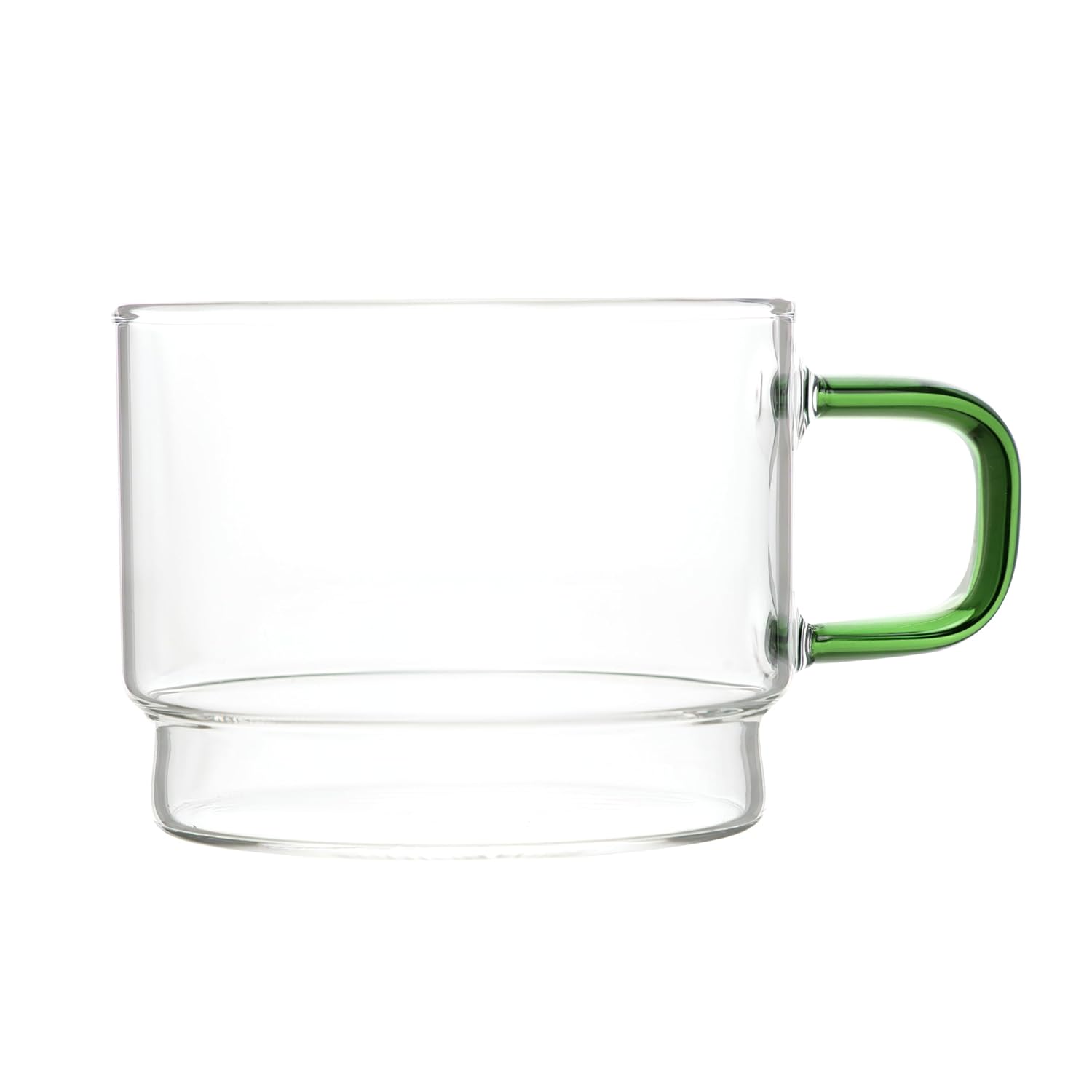 Crystal Clear, Microwave Safe for Regular Use, Serving Hot Latte Coffee, Cappuccino, Milk, Green & Black Tea