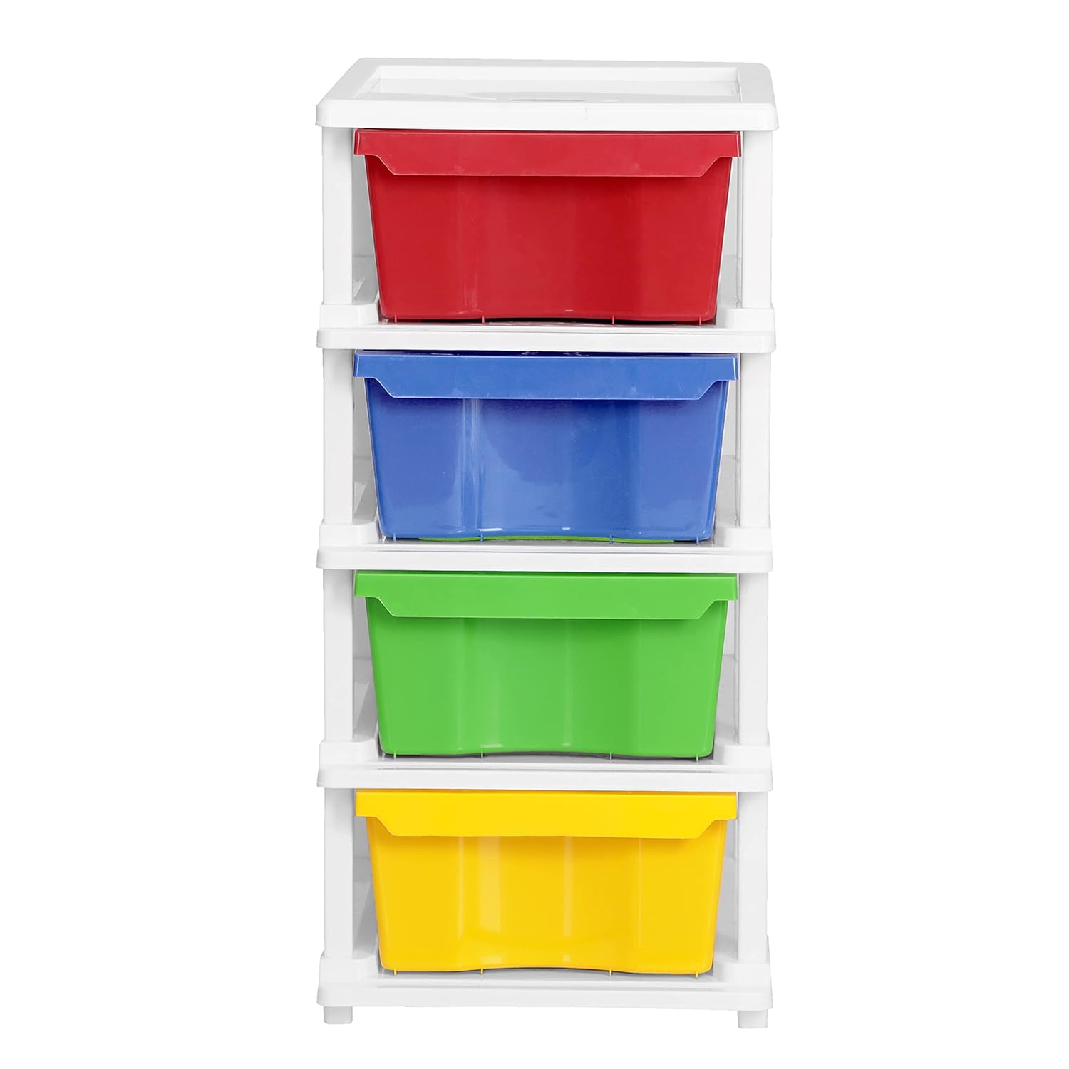 Cutting EDGE Compact Modular Plastic Drawer Set for Home, Office, Hospital, Parlor, School, Home & Kids, Product Dimension when assembled (Multicolor)
