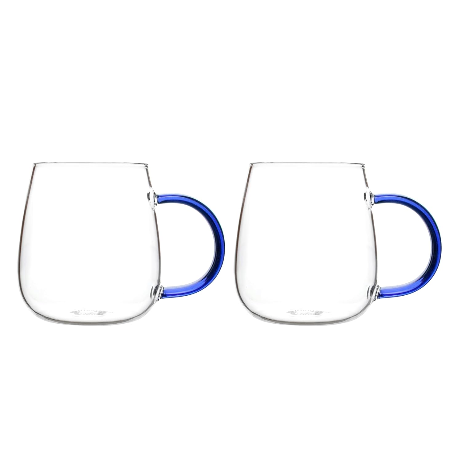Crystal Clear, Microwave Safe for Regular Use, Serving Hot Latte Coffee, Cappuccino, Milk, Green & Black Tea