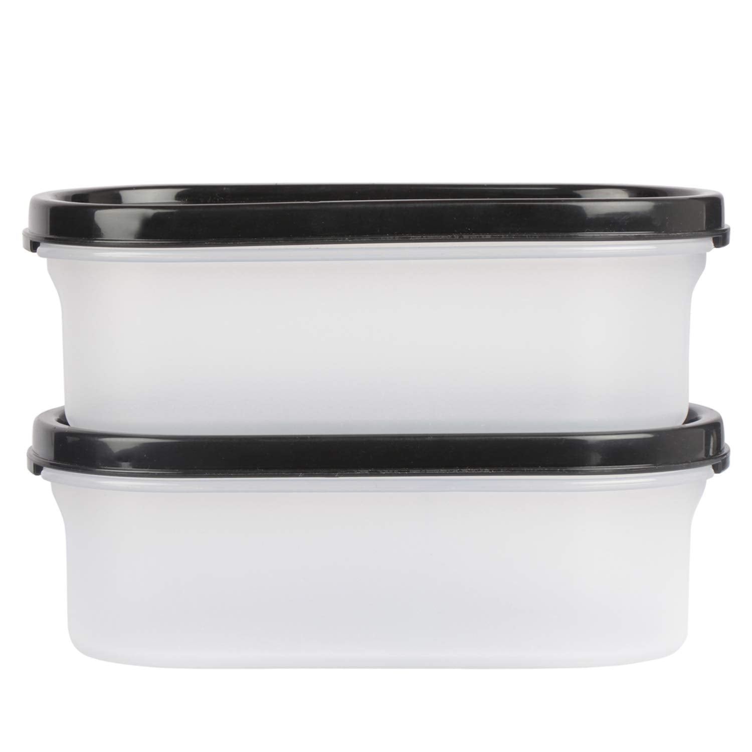 Cutting EDGE Anti Microbial Seal, Anti Bacterial Protection Storage Containers Set Oval, Modular Kitchen, for Flour, Cereals, Snacks, Stackable, BPA Free, Modular