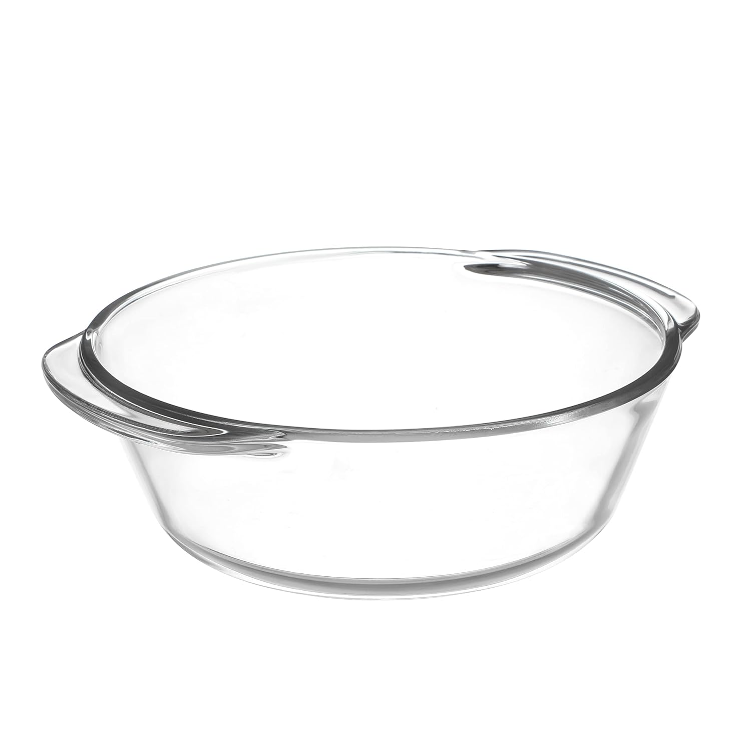 Cutting EDGE Onyx Bake and Serve Loaf Oven/Microwave Safe Glass Oval Dish (Transparent)