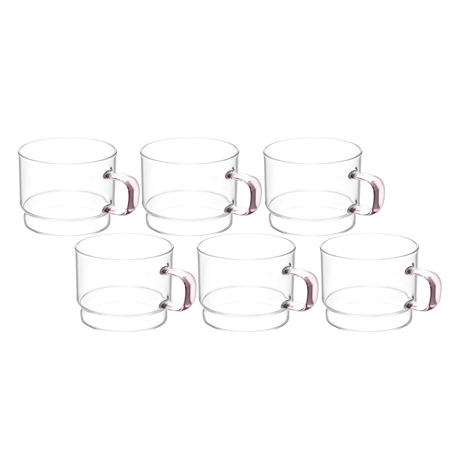 Crystal Clear, Microwave Safe for Regular Use, Serving Hot Latte Coffee, Cappuccino, Milk, Green & Black Tea