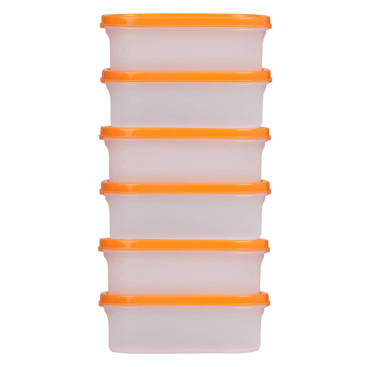 Cutting EDGE Anti Microbial Seal, Anti Bacterial Protection Storage Containers Set Oval, Modular Kitchen, for Flour, Cereals, Snacks, Stackable, BPA Free, Modular