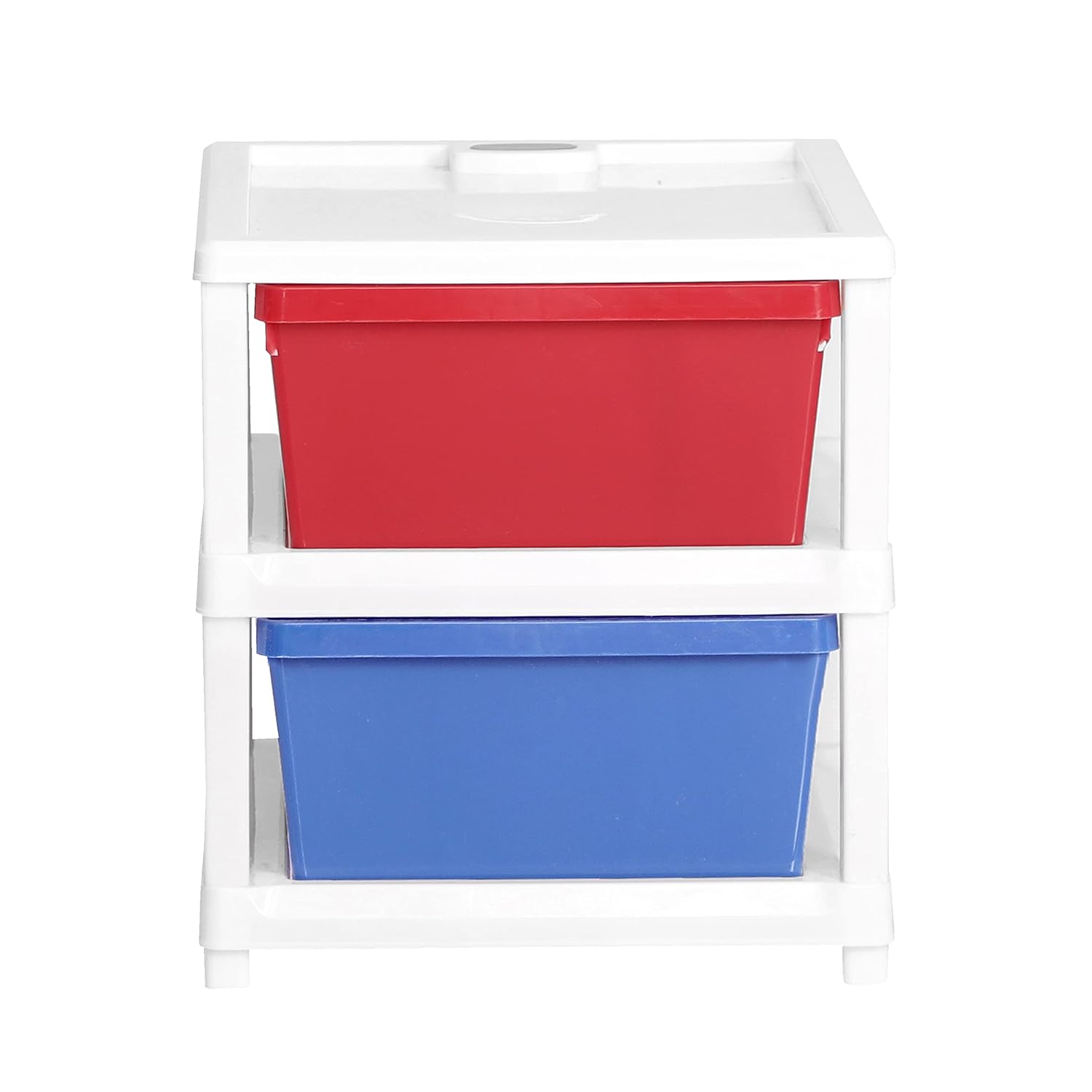 Cutting EDGE Compact Modular Plastic Drawer Set for Home, Office, Hospital, Parlor, School, Home & Kids, Product Dimension when assembled (Multicolor)