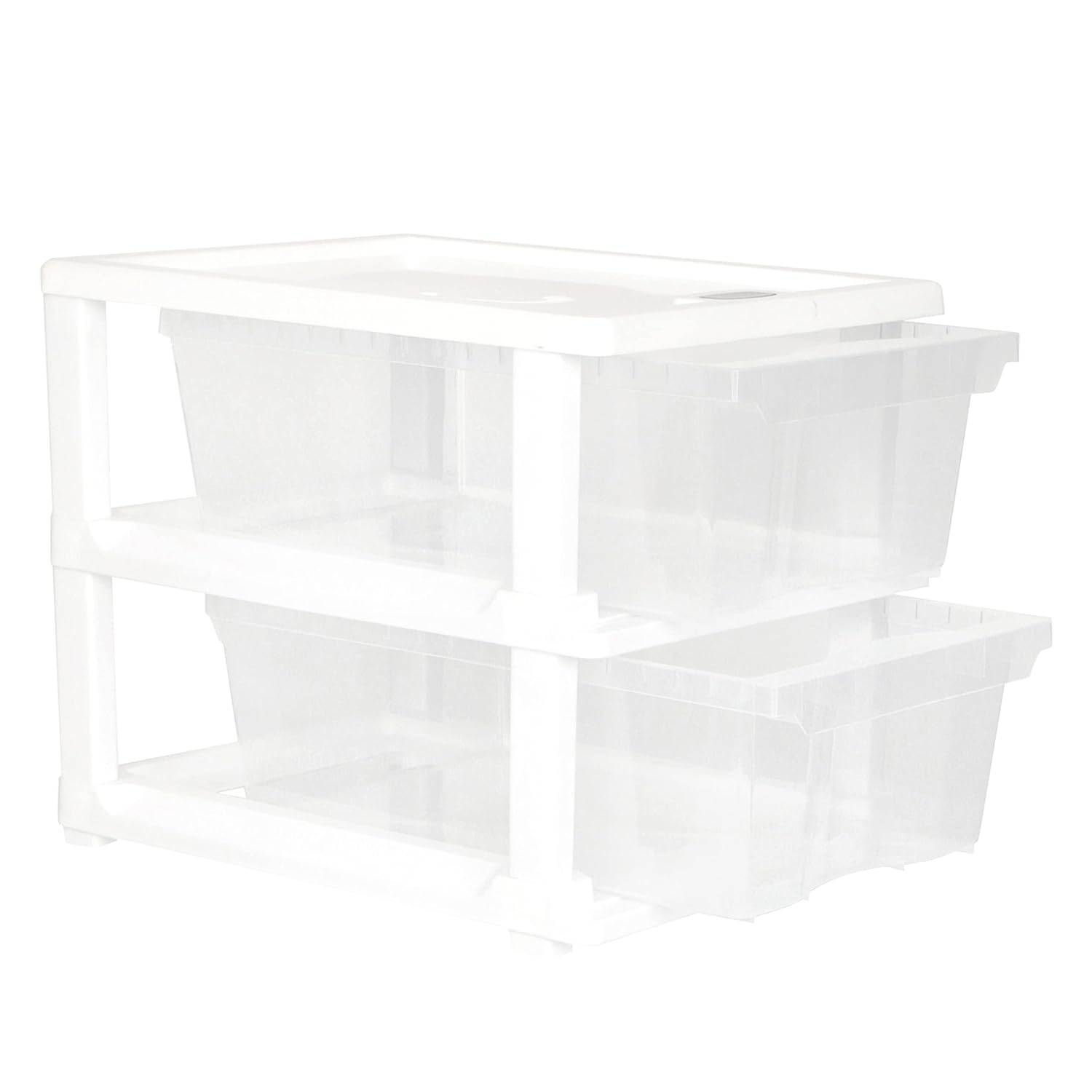 Cutting EDGE Plastic Small Modular Drawer Set For Home,Office,Hospital,Parlor,School,Doctors,Home & Kids,Product Dimension When Assembeled (Transparent,Rectangular)