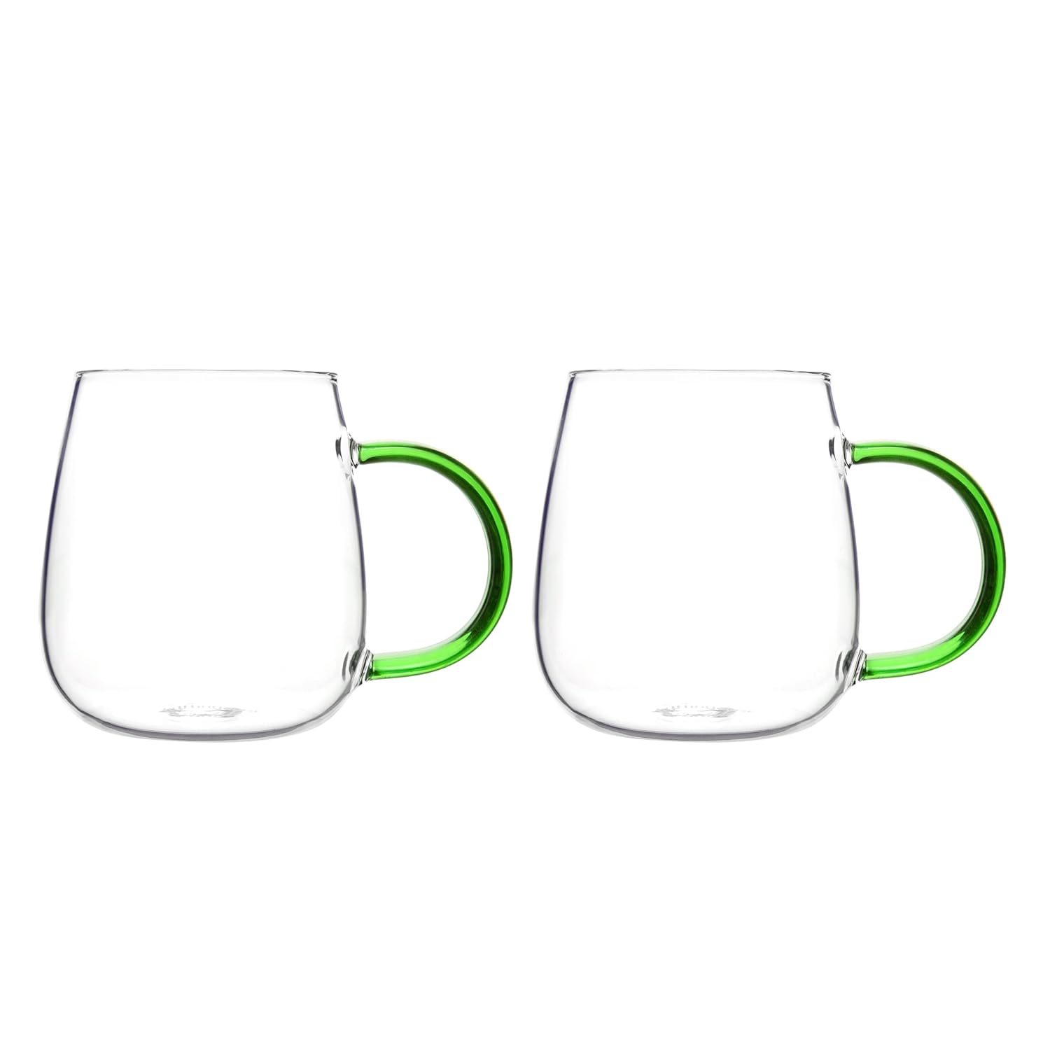 Crystal Clear, Microwave Safe for Regular Use, Serving Hot Latte Coffee, Cappuccino, Milk, Green & Black Tea