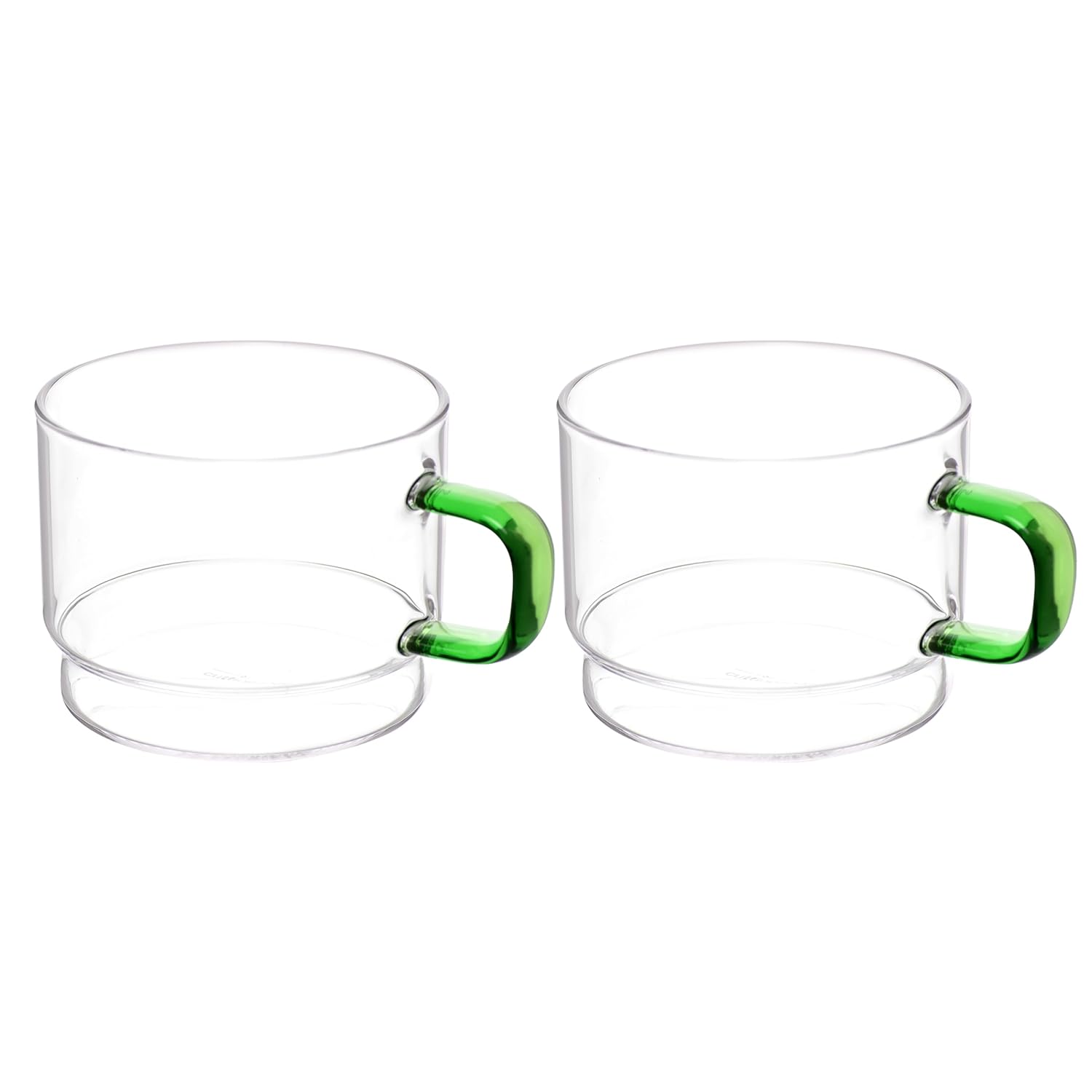 Crystal Clear, Microwave Safe for Regular Use, Serving Hot Latte Coffee, Cappuccino, Milk, Green & Black Tea
