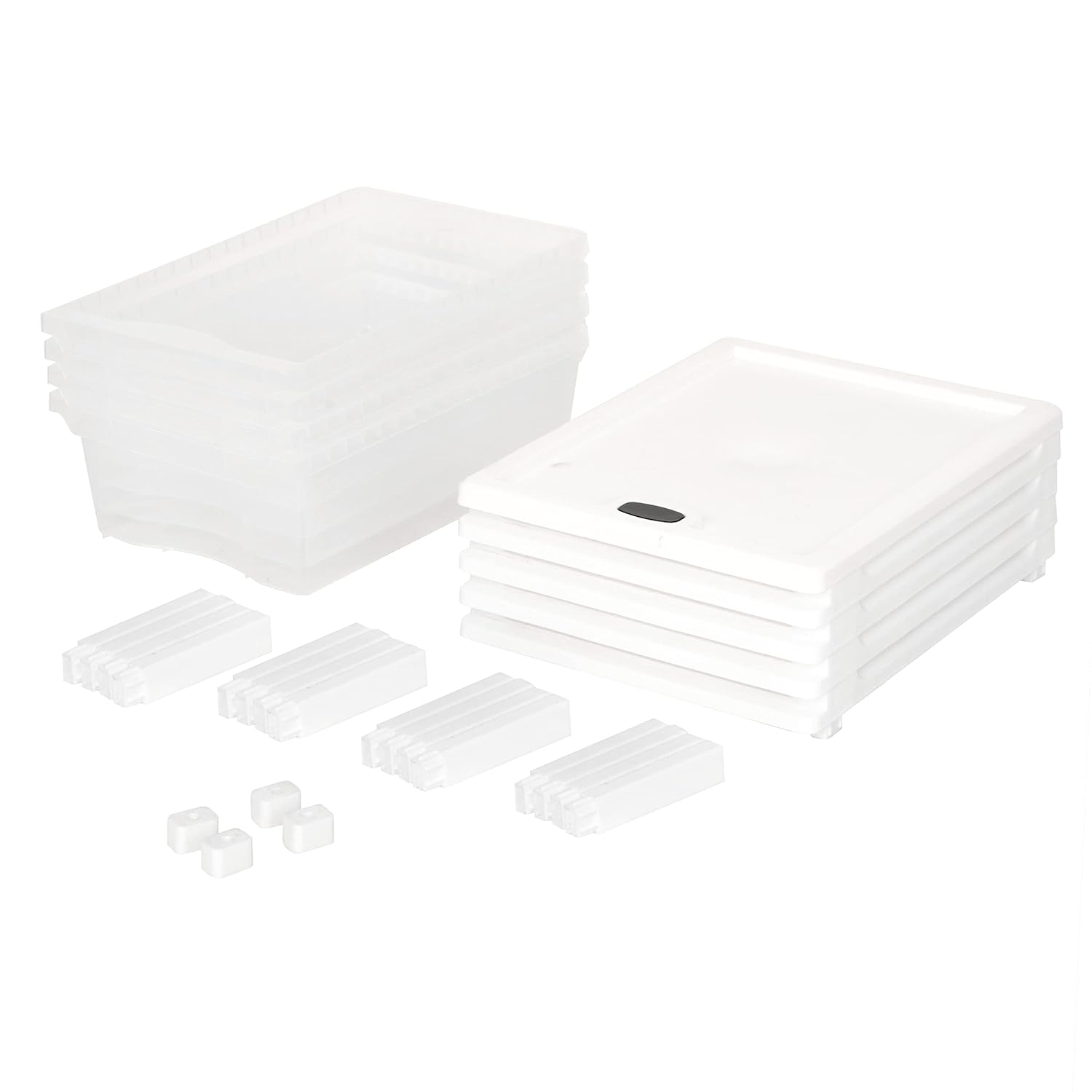 Cutting EDGE Plastic Small Modular Drawer Set For Home,Office,Hospital,Parlor,School,Doctors,Home & Kids,Product Dimension When Assembeled (Transparent,Rectangular)