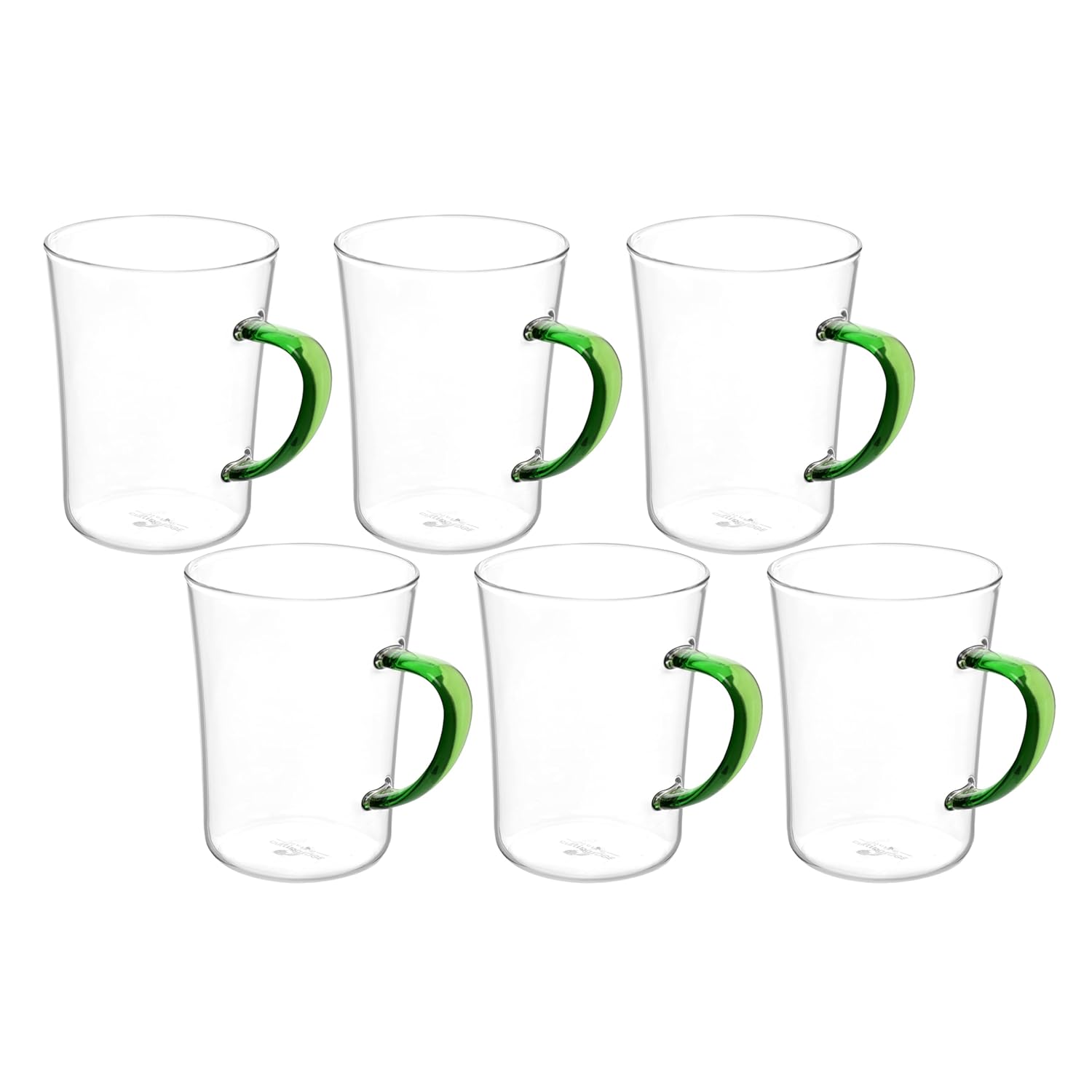 Crystal Clear, Microwave Safe for Regular Use, Serving Hot Latte Coffee, Cappuccino, Milk, Green & Black Tea