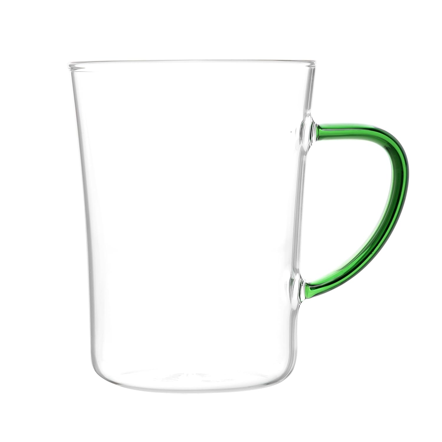 Crystal Clear, Microwave Safe for Regular Use, Serving Hot Latte Coffee, Cappuccino, Milk, Green & Black Tea