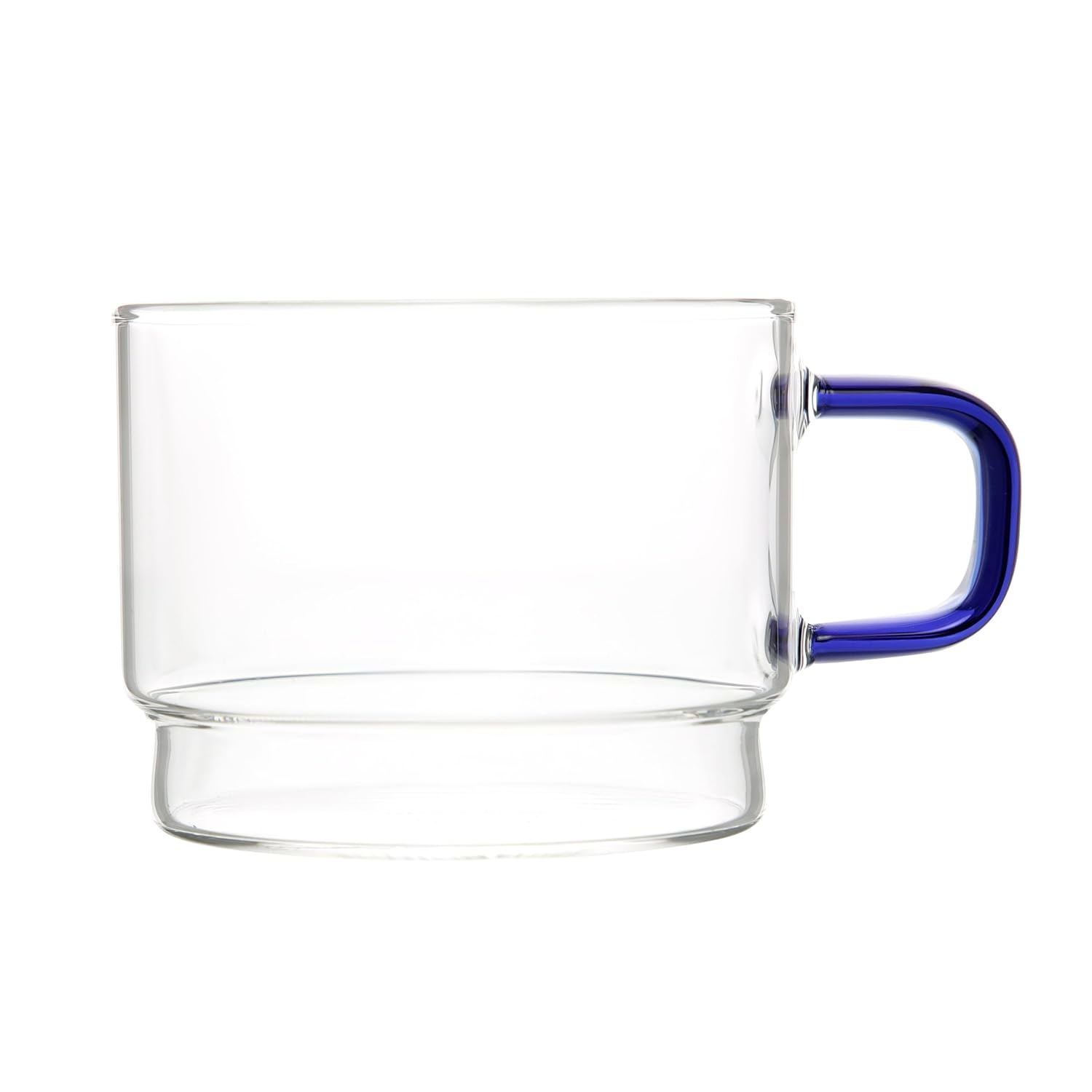 Crystal Clear, Microwave Safe for Regular Use, Serving Hot Latte Coffee, Cappuccino, Milk, Green & Black Tea