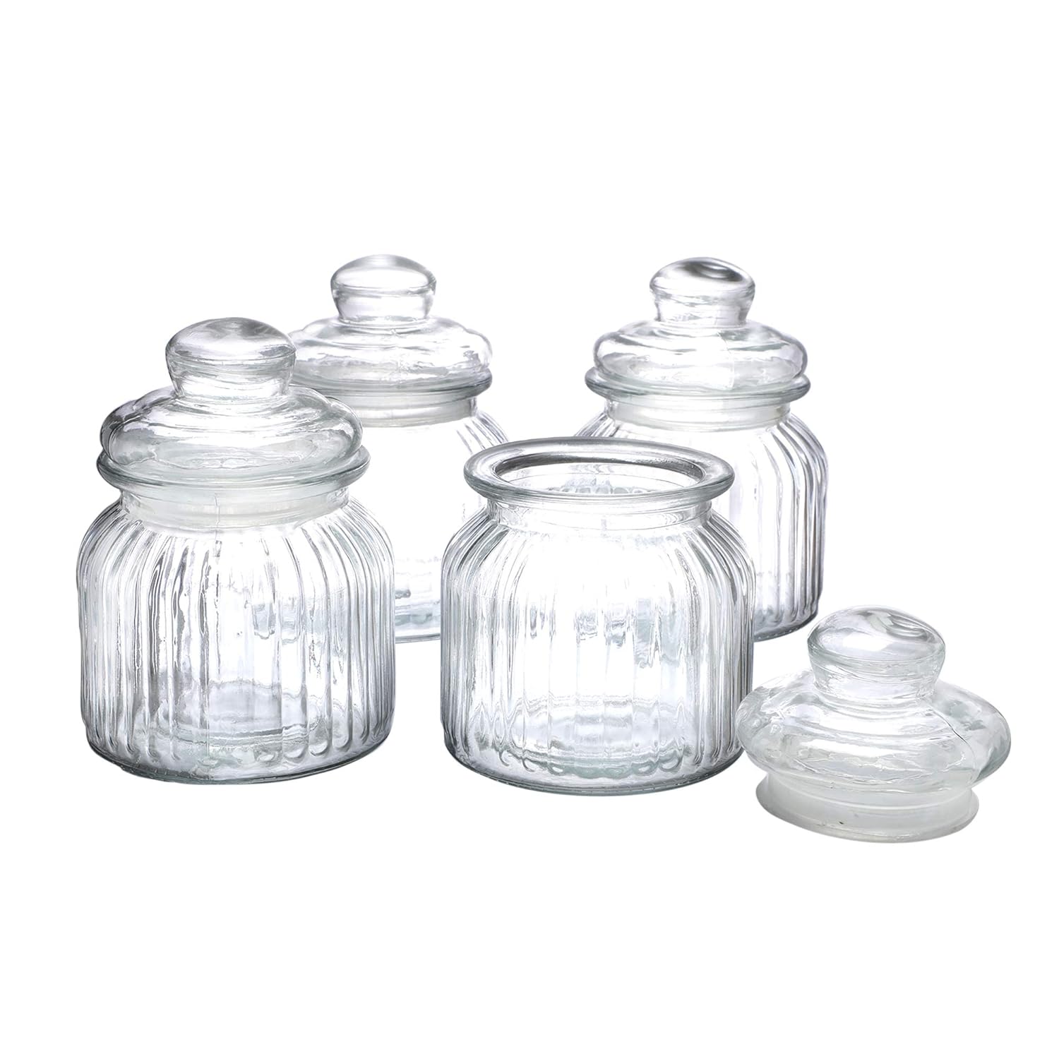 Clear Container for Dining Table, Kitchen, Aachar Pickle, Sweets, Chutney, Dry Fruits, Grocery
