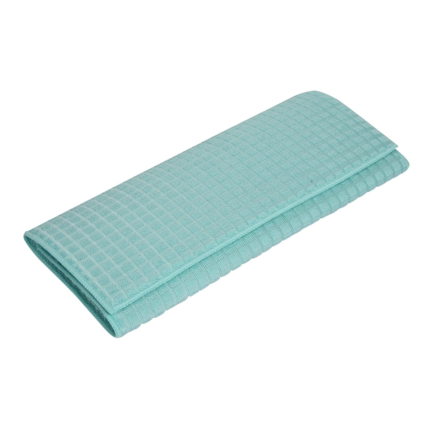 Dishwashing Combo with Microfiber Mesh Cloth, Super Absorbent Towel & Quick-Dry Dish Drying Mat for Utensils, Dishes, Countertops & Sink Area (Light Blue)