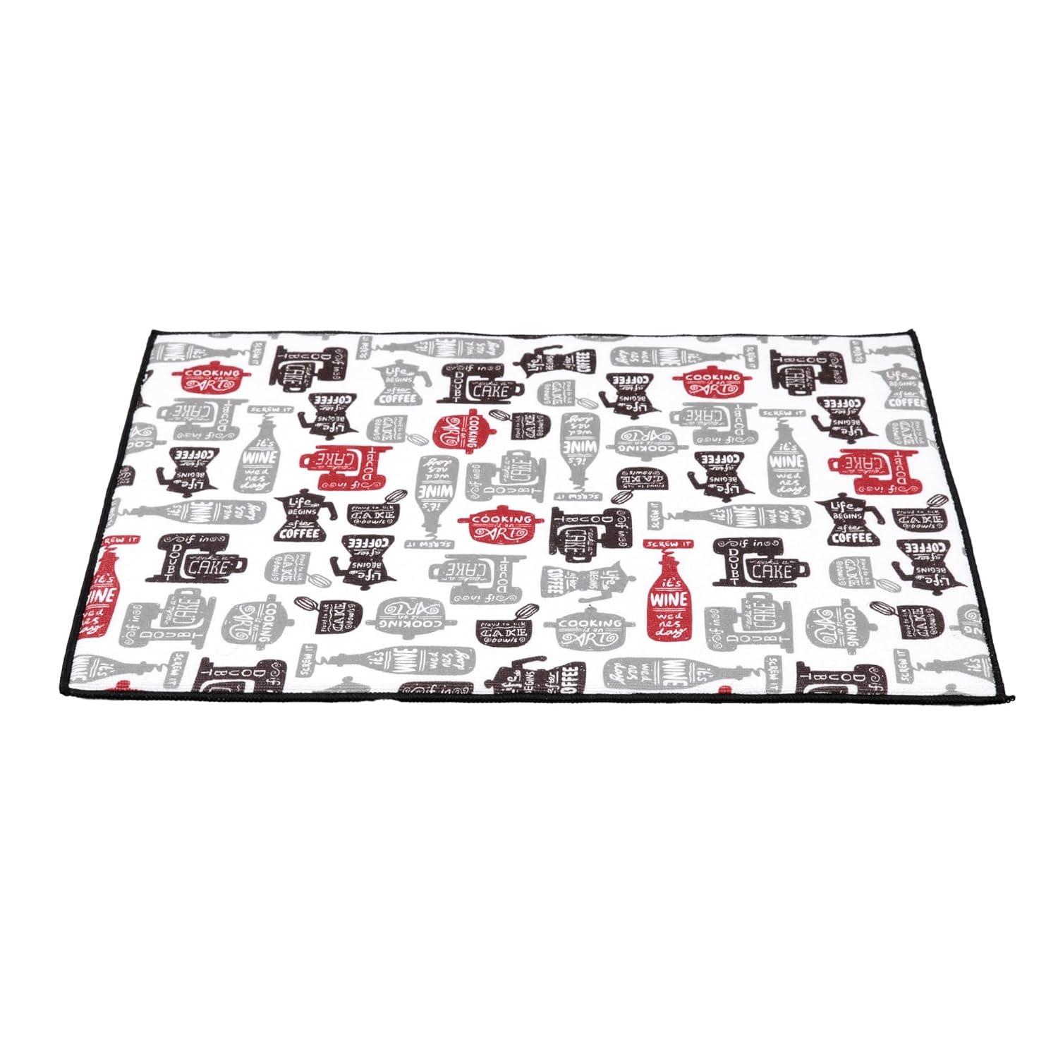 Cutting EDGE Microfiber Dish Drying Mat – Water Absorbent & Reversible for Kitchen Utensils, Counter Top, Sink (50CM X 38CM)