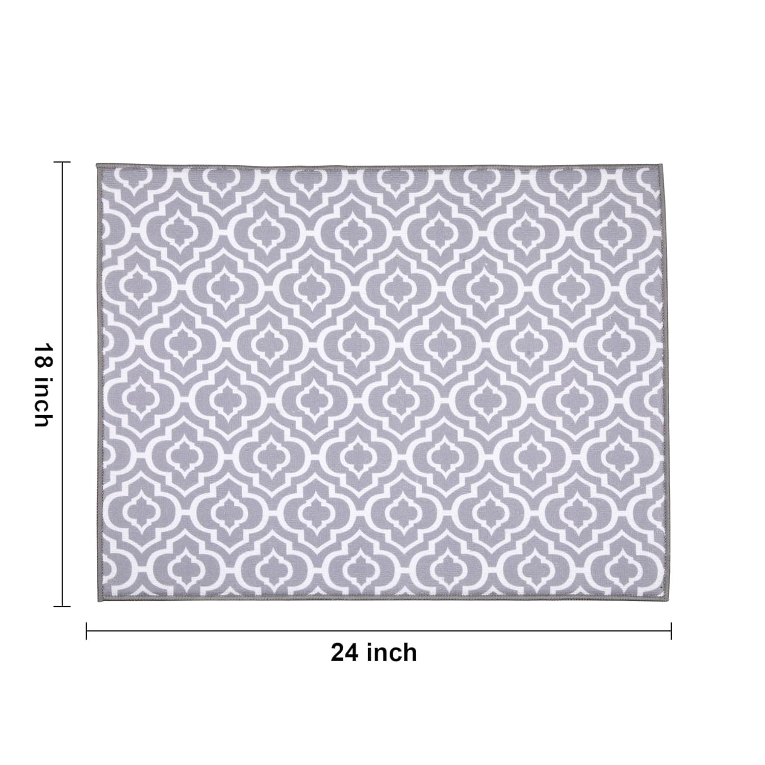 Cutting EDGE Microfiber Dish Drying Mat – Water Absorbent & Reversible for Kitchen Utensils, Counter Top, Sink
