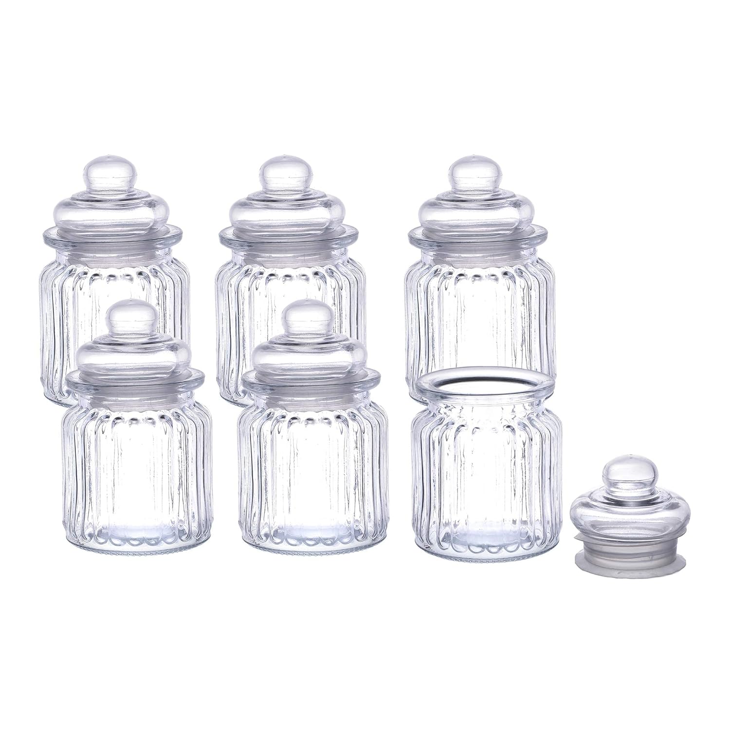 Clear Container for Dining Table, Kitchen, Aachar Pickle, Sweets, Chutney, Dry Fruits, Grocery