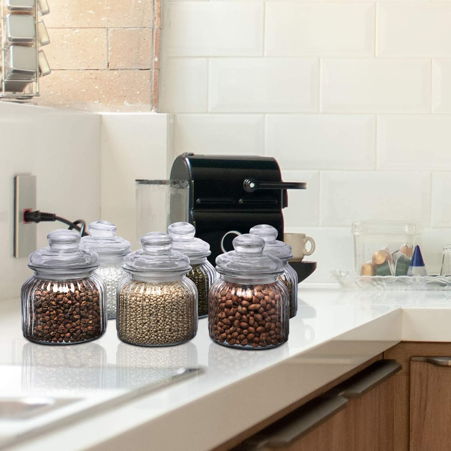 Clear Container for Dining Table, Kitchen, Aachar Pickle, Sweets, Chutney, Dry Fruits, Grocery
