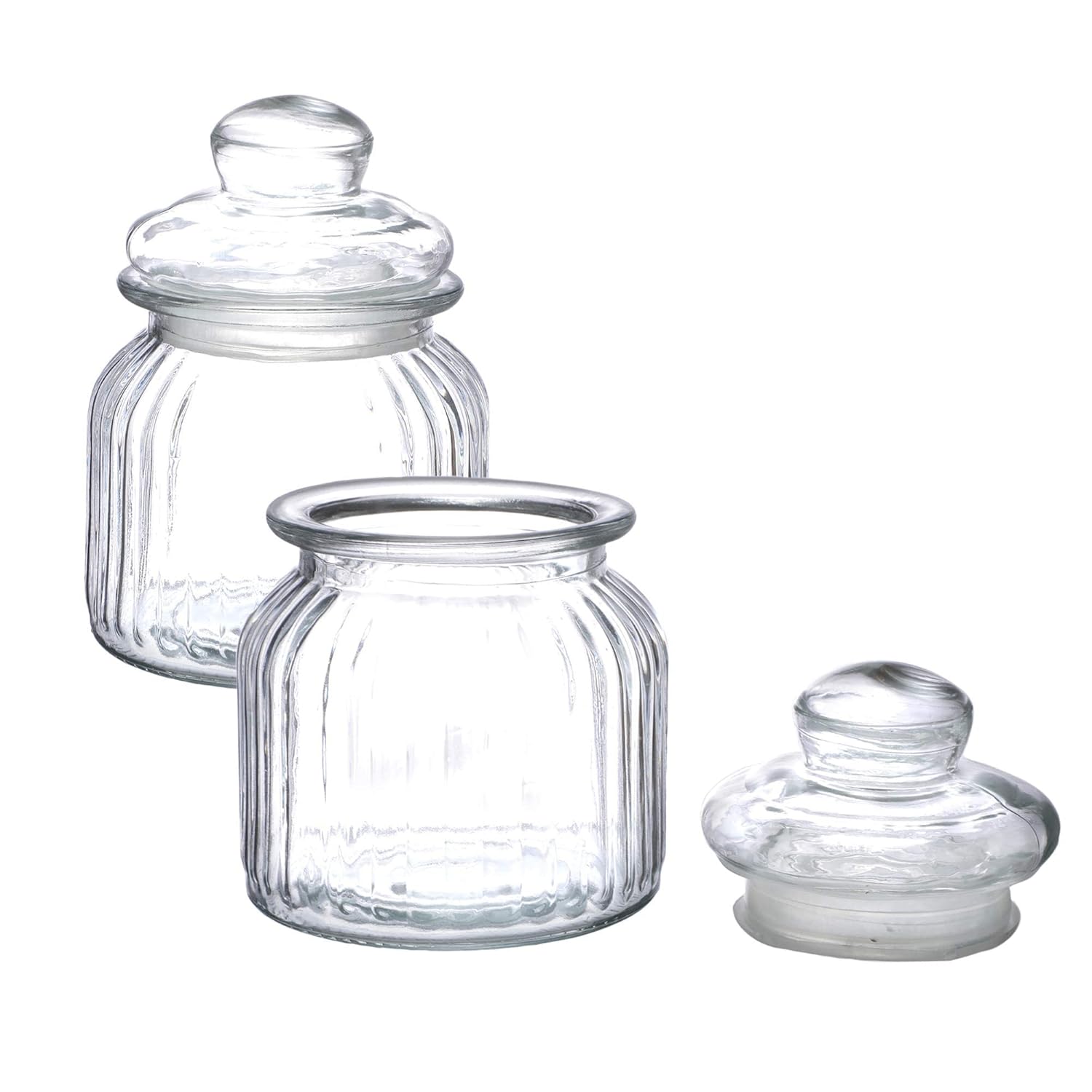Clear Container for Dining Table, Kitchen, Aachar Pickle, Sweets, Chutney, Dry Fruits, Grocery