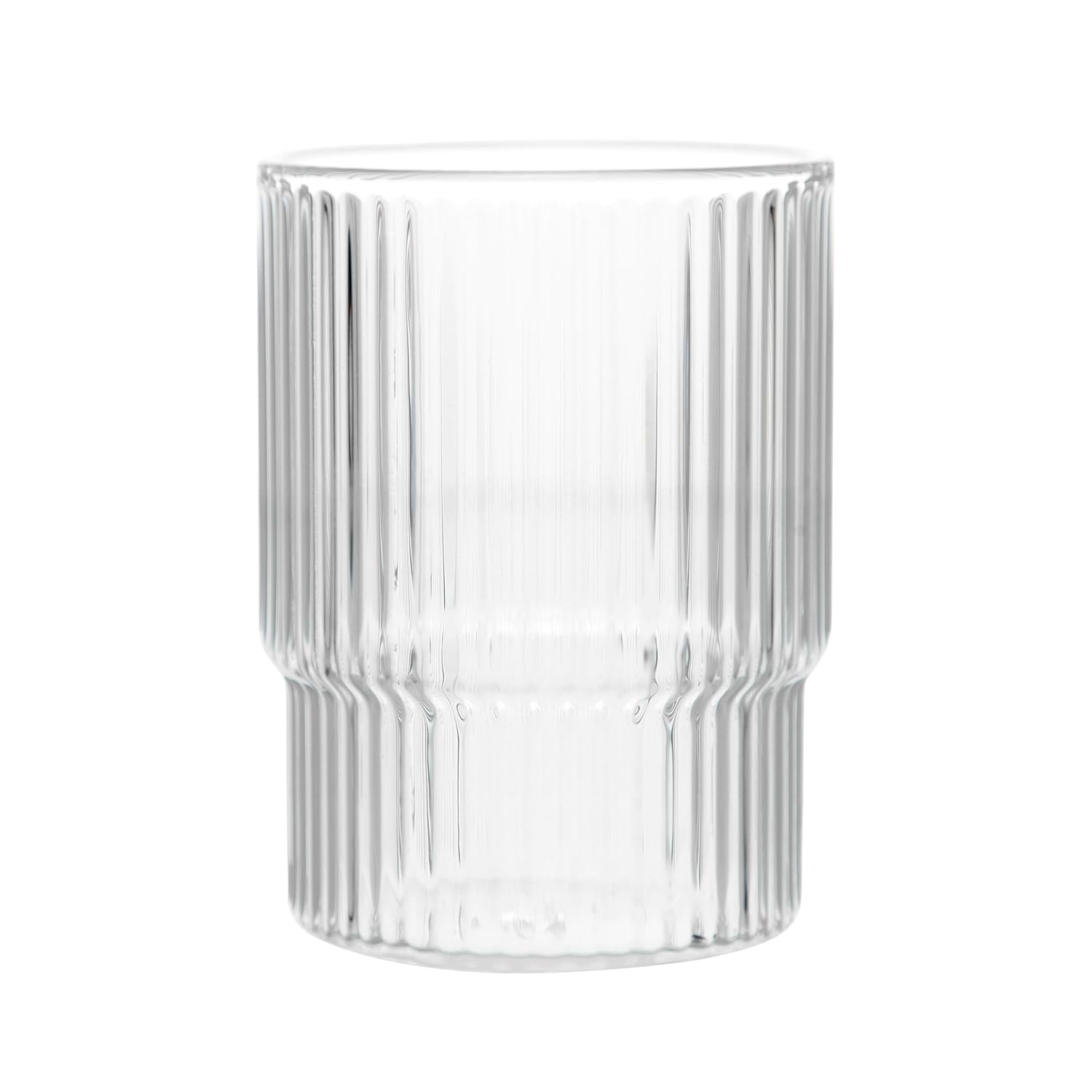 Cutting EDGE 250ml Borosilicate Glass, Crystal Clear, Microwave Safe for Regular Use, Serving Hot Latte Coffee, Cappuccino, Milk, Green & Black Tea
