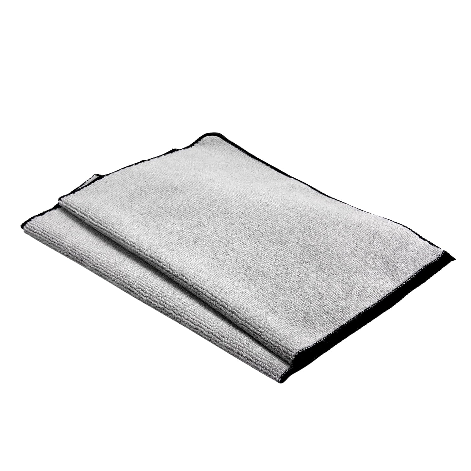 Cutting EDGE Microfiber Cleaning Cloth Thick Lint & Scratch Free Multipurpose Cloth Perfect for Home Appliances & Kitchen Cleaning Both Interior and Exterior (Set of 2, Grey Color)