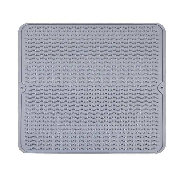 Cutting EDGE Silicone Dish Drying Mat for Kitchen Counter Super Water Absorbent, Non Slip Surface, Heat Resistant, Ideal for kitcehn Utensils & Dish Rack