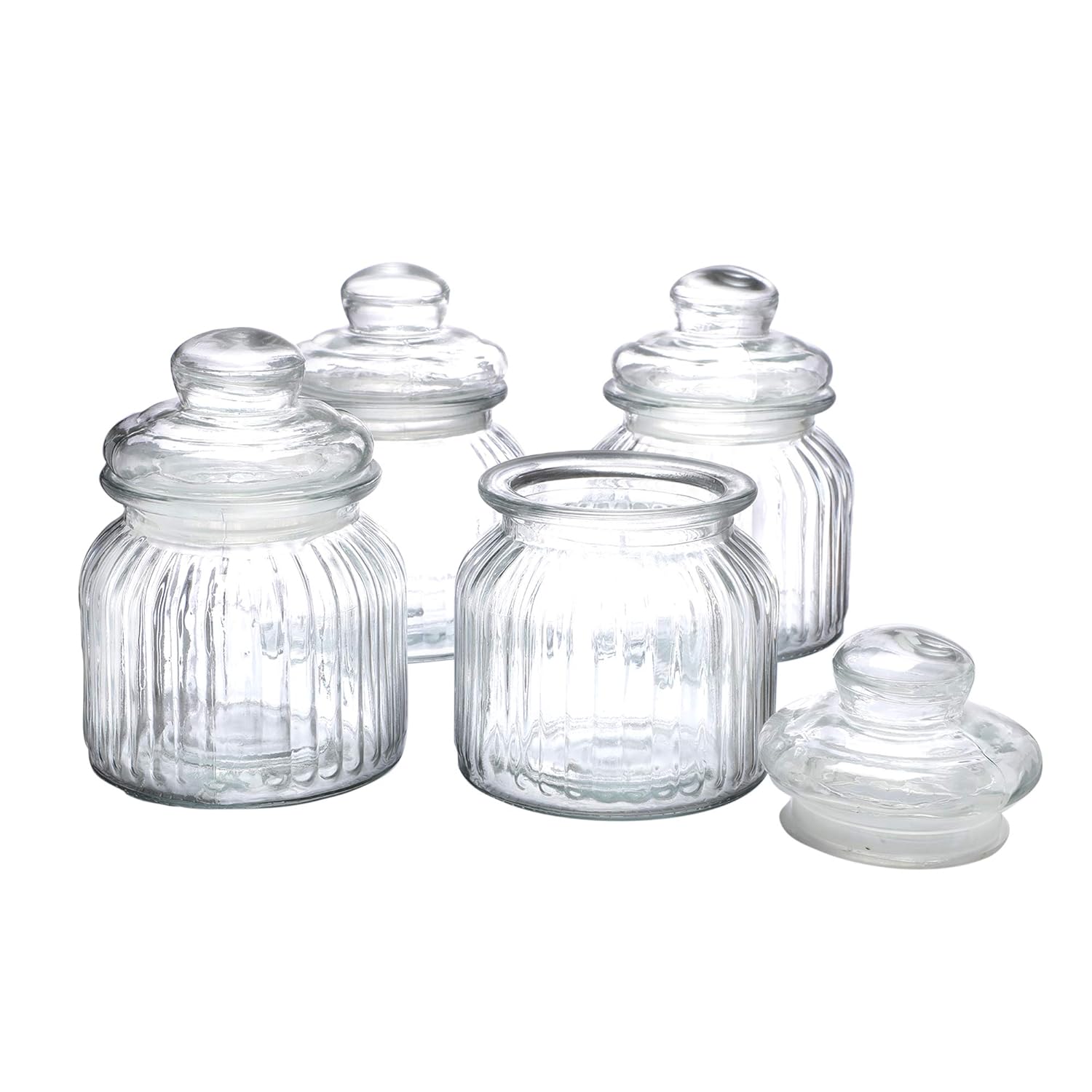 Clear Container for Dining Table, Kitchen, Aachar Pickle, Sweets, Chutney, Dry Fruits, Grocery