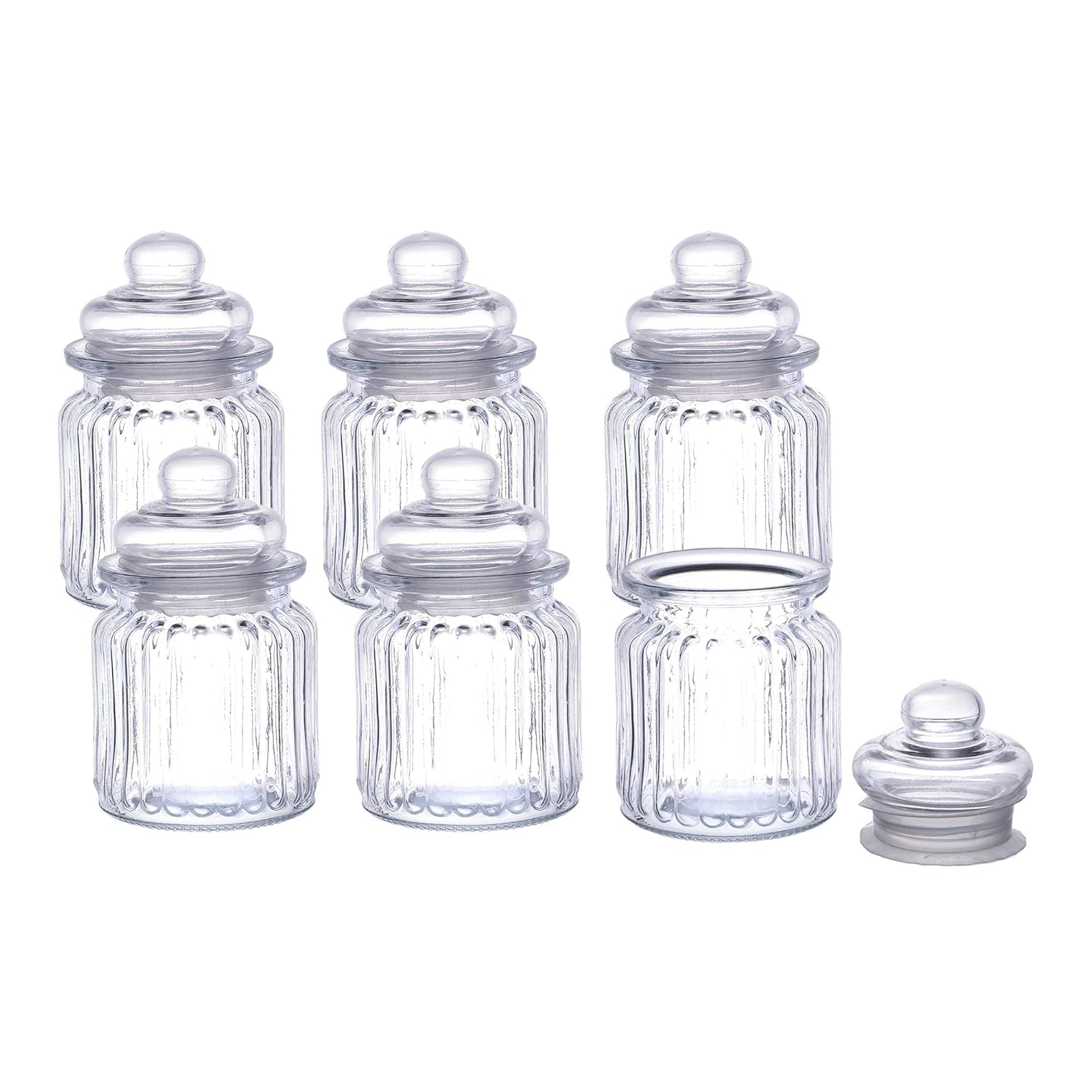 Clear Container for Dining Table, Kitchen, Aachar Pickle, Sweets, Chutney, Dry Fruits, Grocery