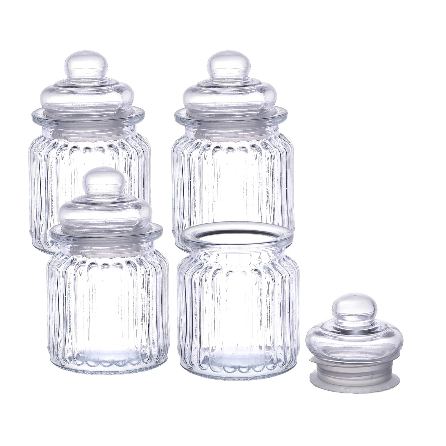 Clear Container for Dining Table, Kitchen, Aachar Pickle, Sweets, Chutney, Dry Fruits, Grocery