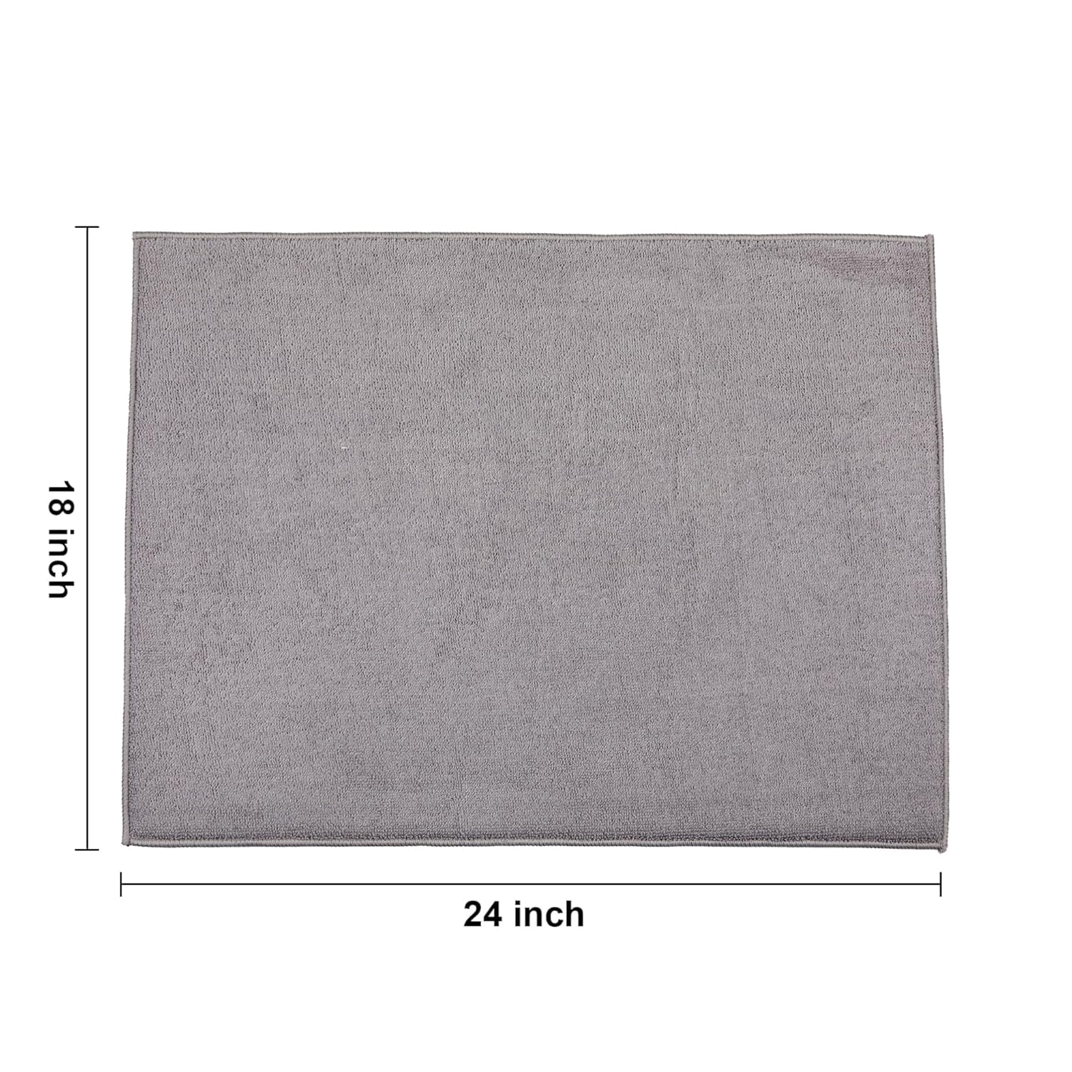Cutting EDGE Microfiber Dish Drying Mat – Water Absorbent & Reversible for Kitchen Utensils, Counter Top, Sink