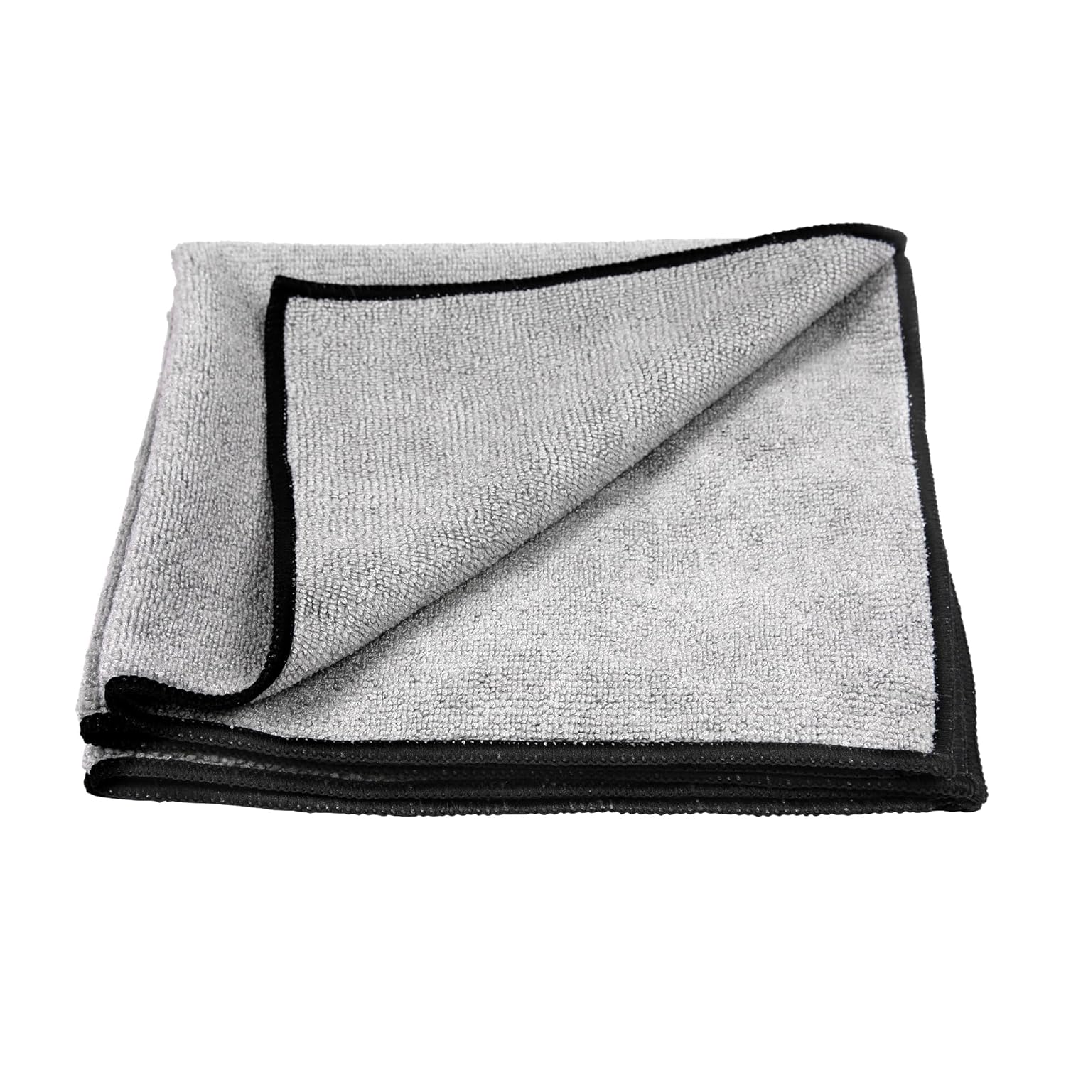 Cutting EDGE Microfiber Cleaning Cloth Thick Lint & Scratch Free Multipurpose Cloth Perfect for Home Appliances & Kitchen Cleaning Both Interior and Exterior (Set of 2, Grey Color)