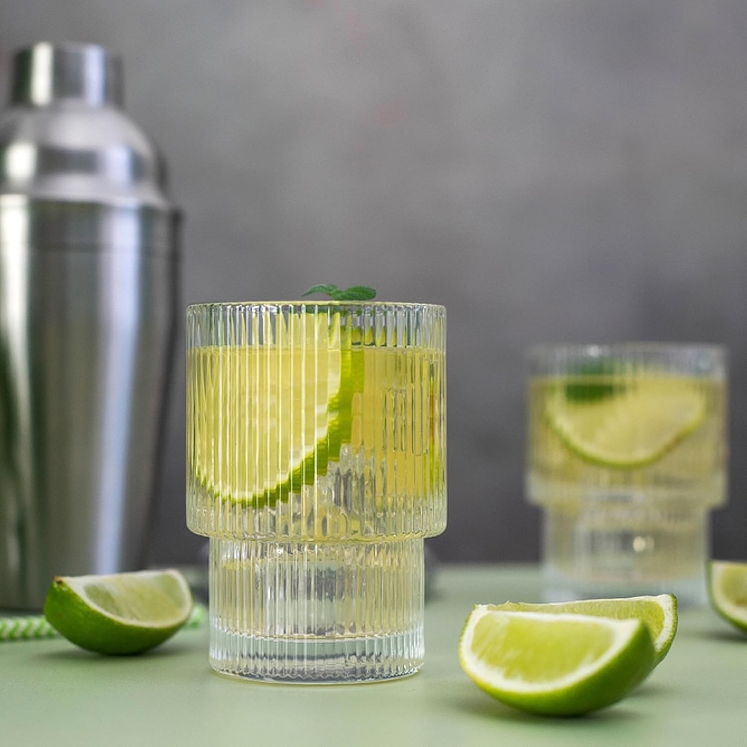 Cutting EDGE 250ml Borosilicate Glass, Crystal Clear, Microwave Safe for Regular Use, Serving Hot Latte Coffee, Cappuccino, Milk, Green & Black Tea