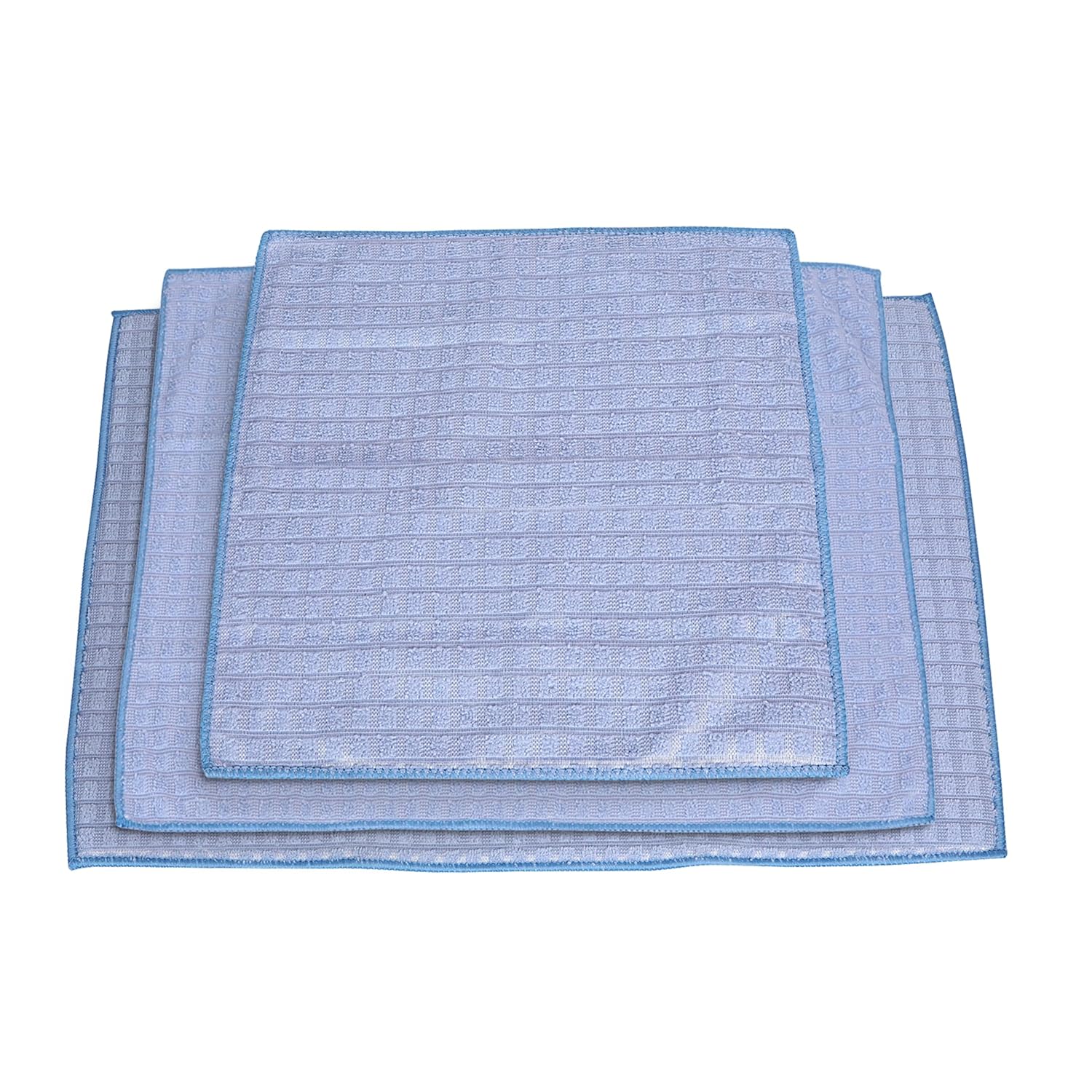 Cutting EDGE Kitchen Care Set – 3-Piece Combo: Dish Wash Cloth with Mesh, Dish Wash Towel, and Dish Drying Mat