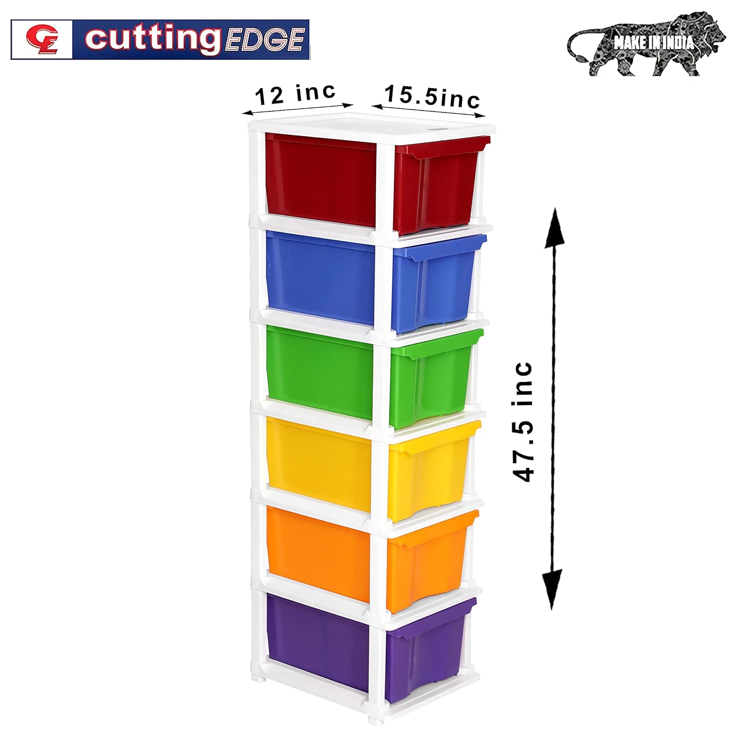 Cutting EDGE Multipurpose Modular Drawer System Combo for Parlor, Offi