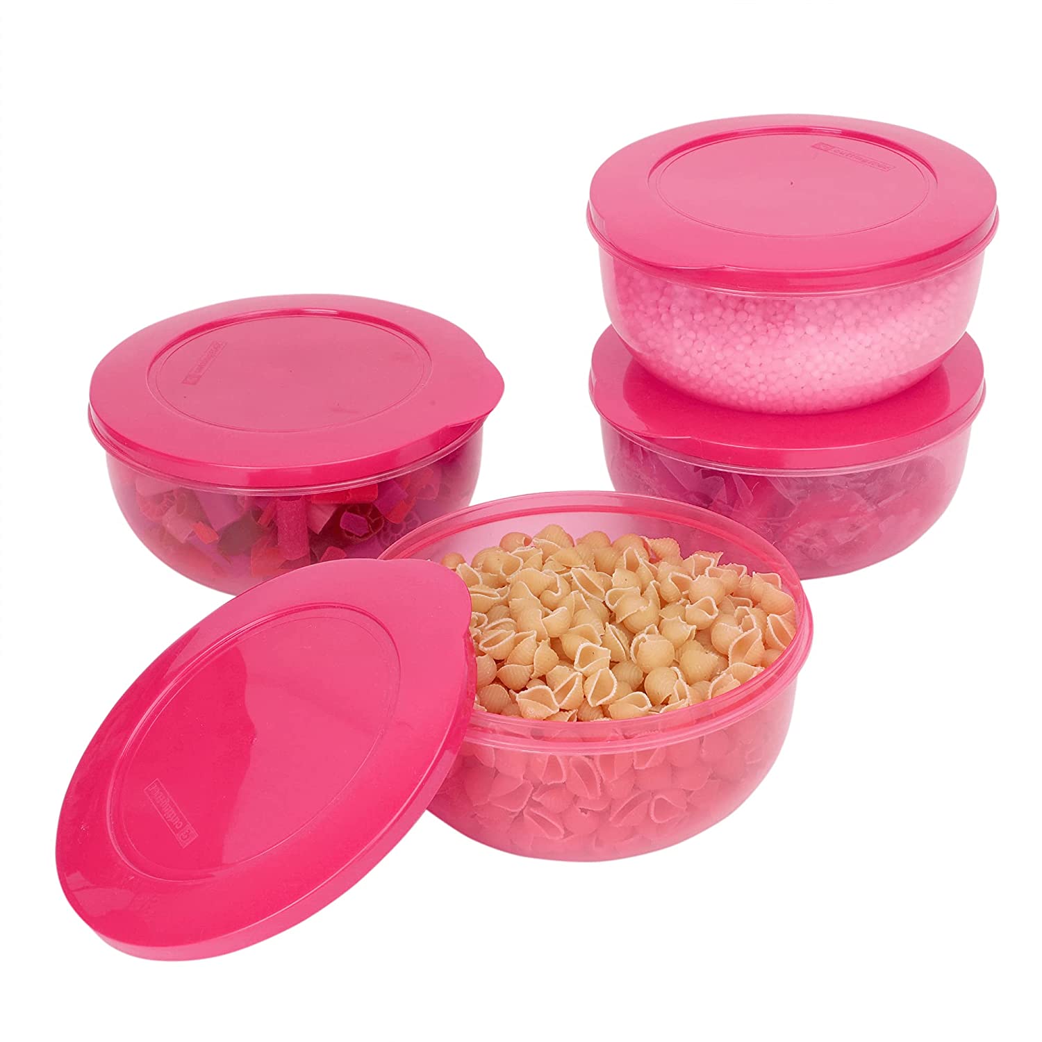 Cutting EDGE Eco-Storage Plastic Container Set for Kitchen & Refrigerator, Set of 4