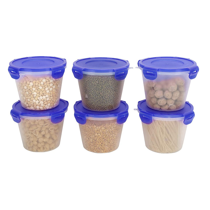 Cutting EDGE Nesterware Lock & Seal Containers for Dry Fruit, Biscuits, wafers, Snack, Foods, Fruits, Vegetables, Refrigerator Containers - 1L