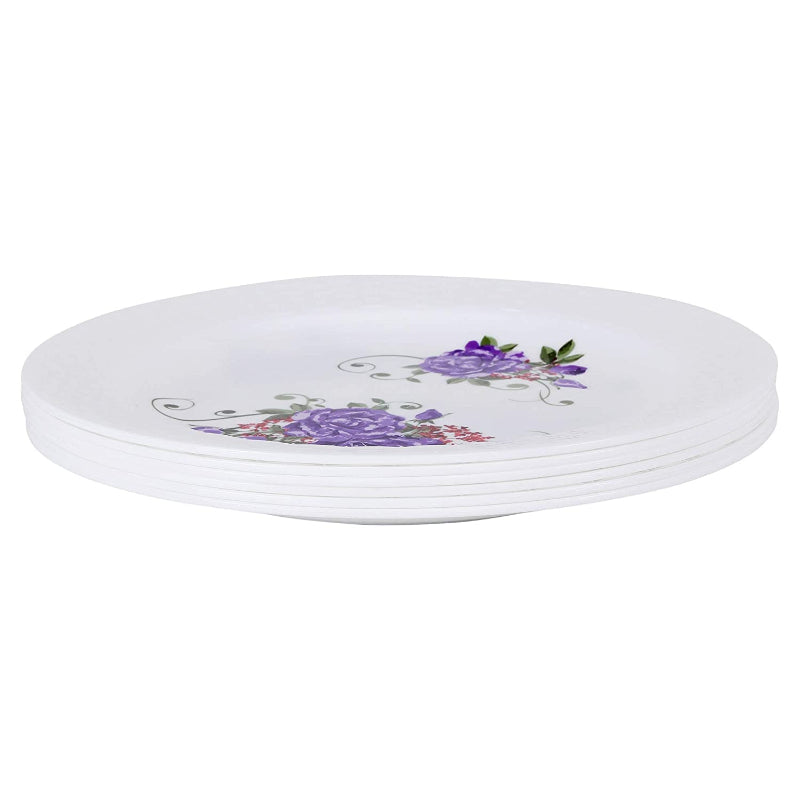 Cutting EDGE Set of Dinner Plates for Families, Daily Use, Parties, Unbreakable, Kid Friendly, Microwave Safe, Dishwasher Safe