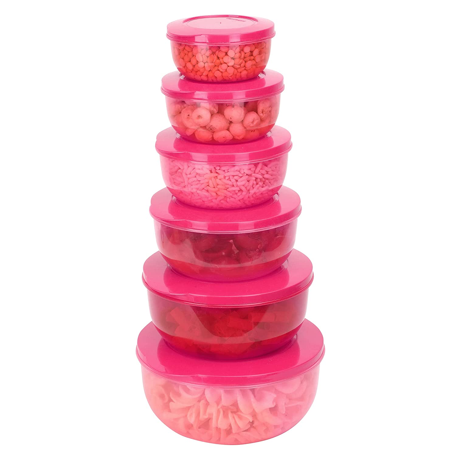Cutting EDGE Eco-Storage Plastic Container & Organizer Set for Kitchen, Refrigerator & Home Use